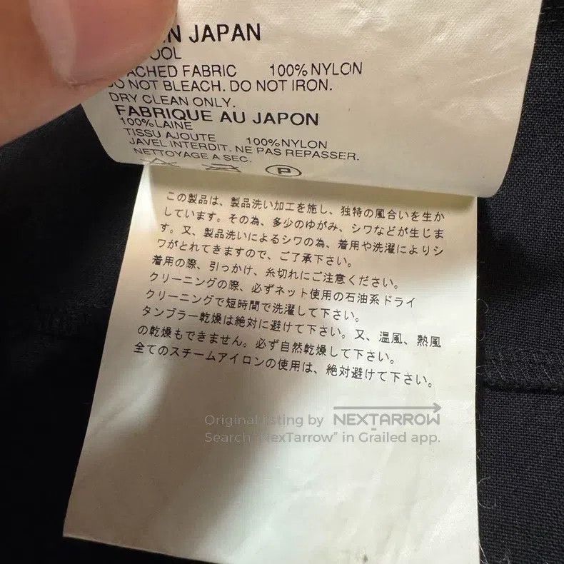 Comme des Garcons Comme Des Garcons size M Black vintage gauze design half s Size 23" - 6 Thumbnail