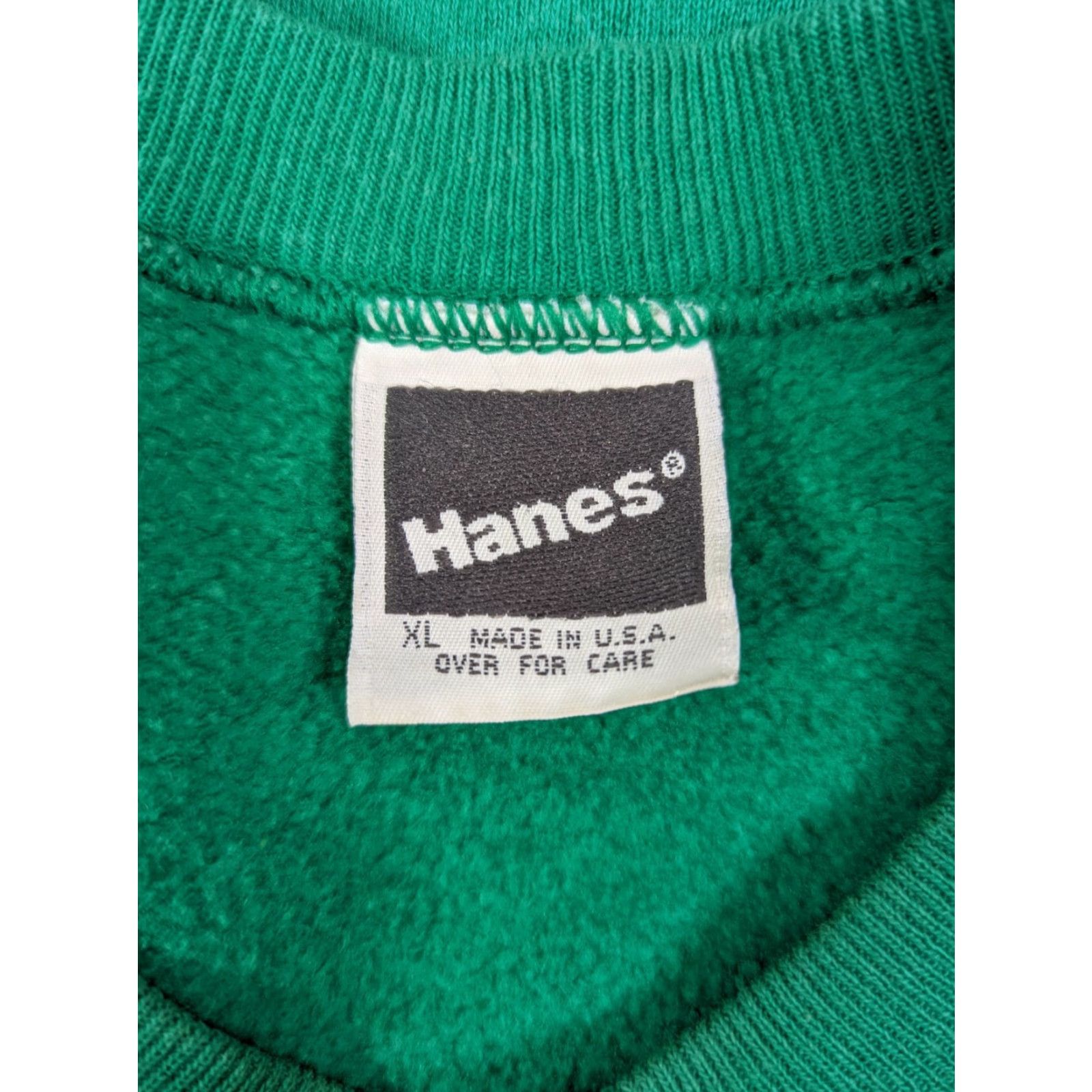 Hanes VINTAGE Hanes Raglan Sweatshirt Green Distressed Faded 90s XL Made In USA Men’s Sweatshirt Crewneck Size US XL / EU 56 / 4 - 2 Thumbnail