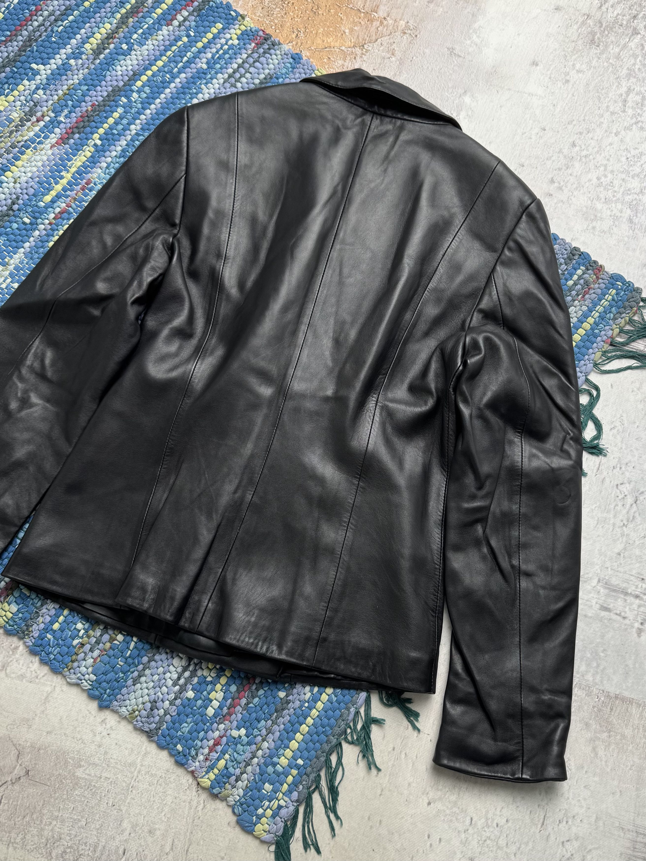 Vintage Vintage Leather Jacket A8(V1)D15 Size S / US 4 / IT 40 - 16 Thumbnail