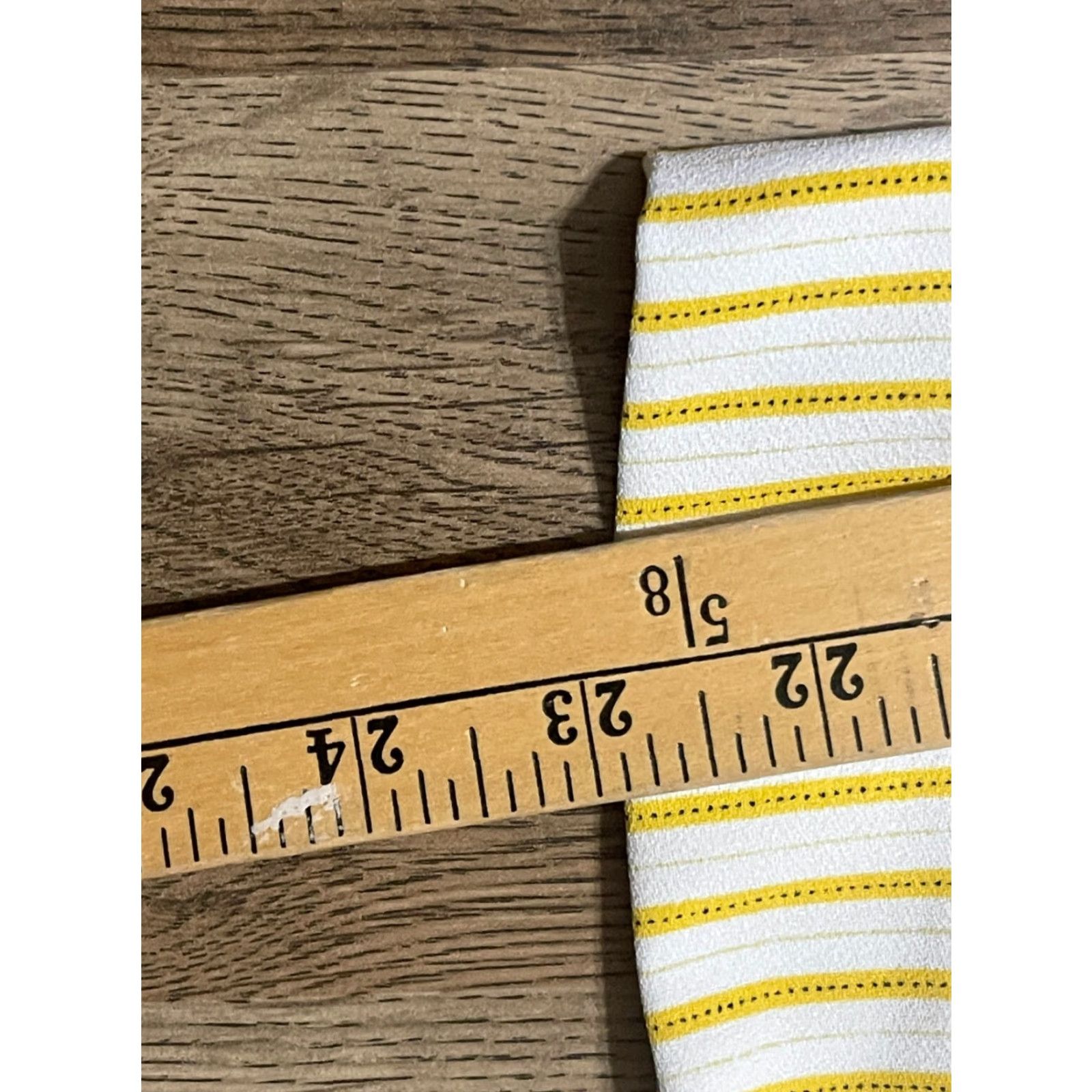 Express Express Pants Women's Small Yellow White Striped CULOTTES High Rise Cropped Pants Mens? No, ignore. Size 28" / US 6 / IT 42 - 5 Thumbnail