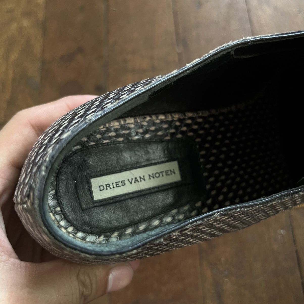 Dries Van Noten Dries Van Noten Snake Skin Derby Shoes Size US 7.5 / EU 40-41 - 8 Thumbnail