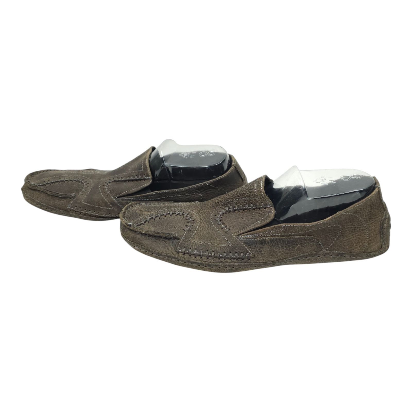 Bed Stu Bed Stu Distressed Leather Stitched Driving Mocs Mens 12 Size US 12 / EU 45 - 16 Thumbnail