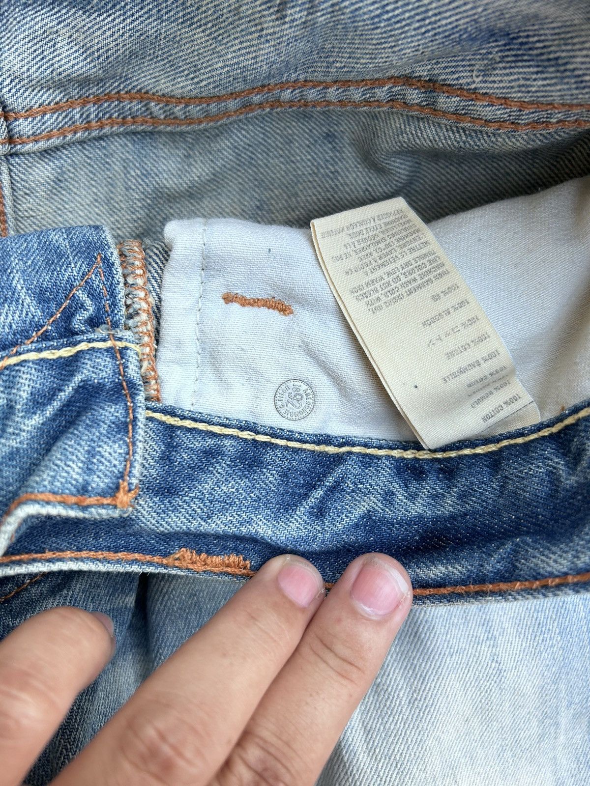 Abercrombie & Fitch × Vintage Abercrombie & Fitch Distressed Denim Size US 33 - 13 Thumbnail
