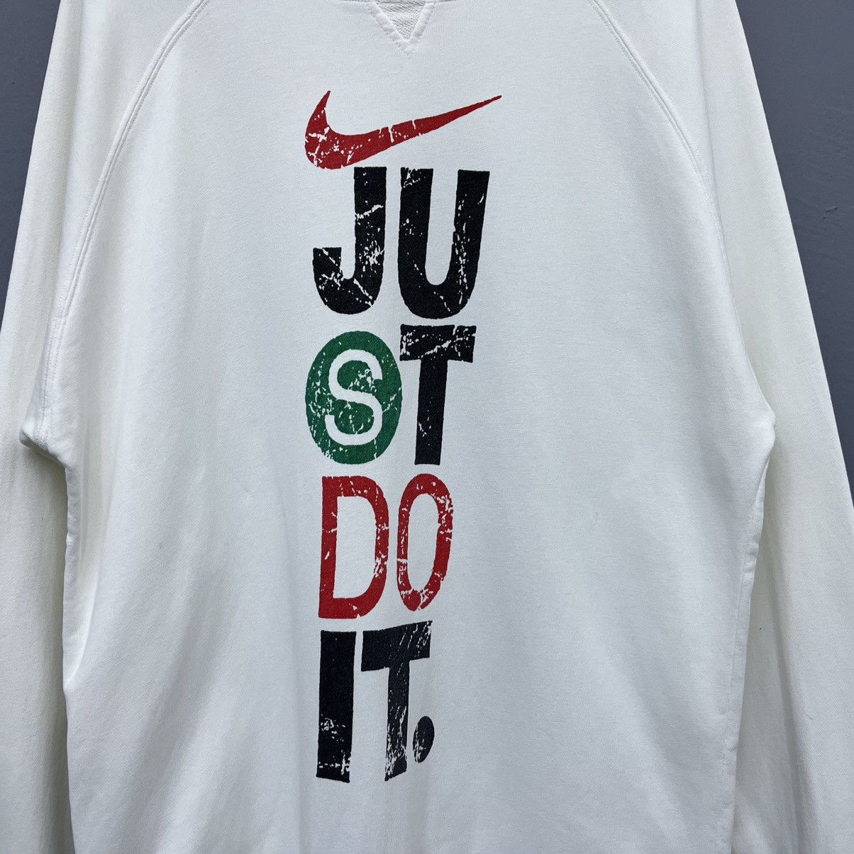 Nike Vintage 90s Nike Just Do It Crewneck Sweatshirt Size US L / EU 52-54 / 3 - 5 Thumbnail