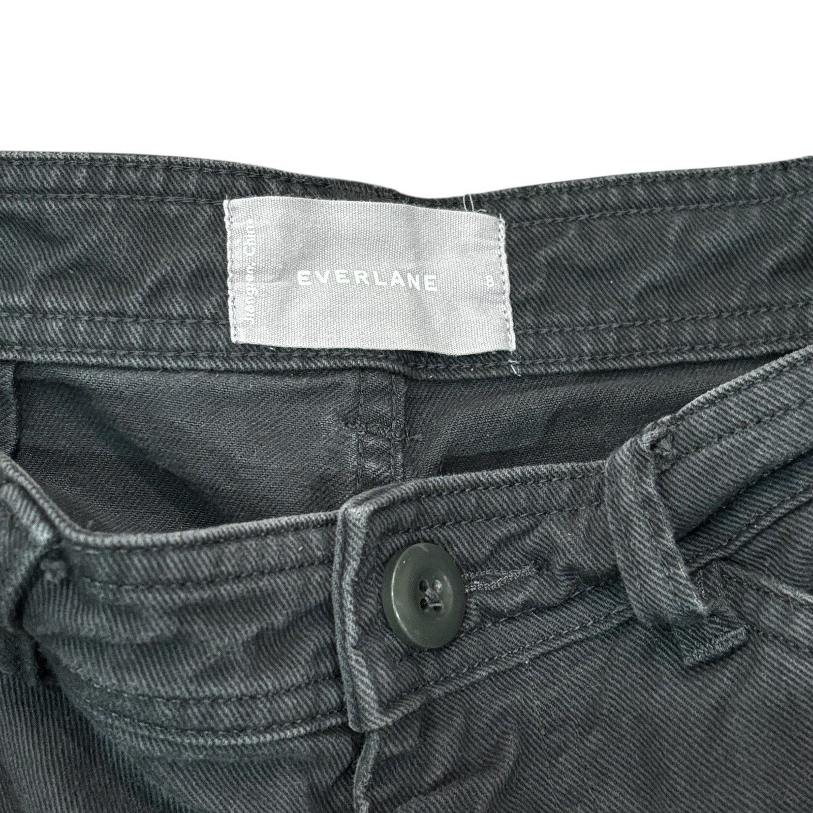 Everlane Everlane Dark Green Cotton 26" Cropped Carpenter Pant Size 8 Size 30" / US 8 / IT 44 - 4 Thumbnail