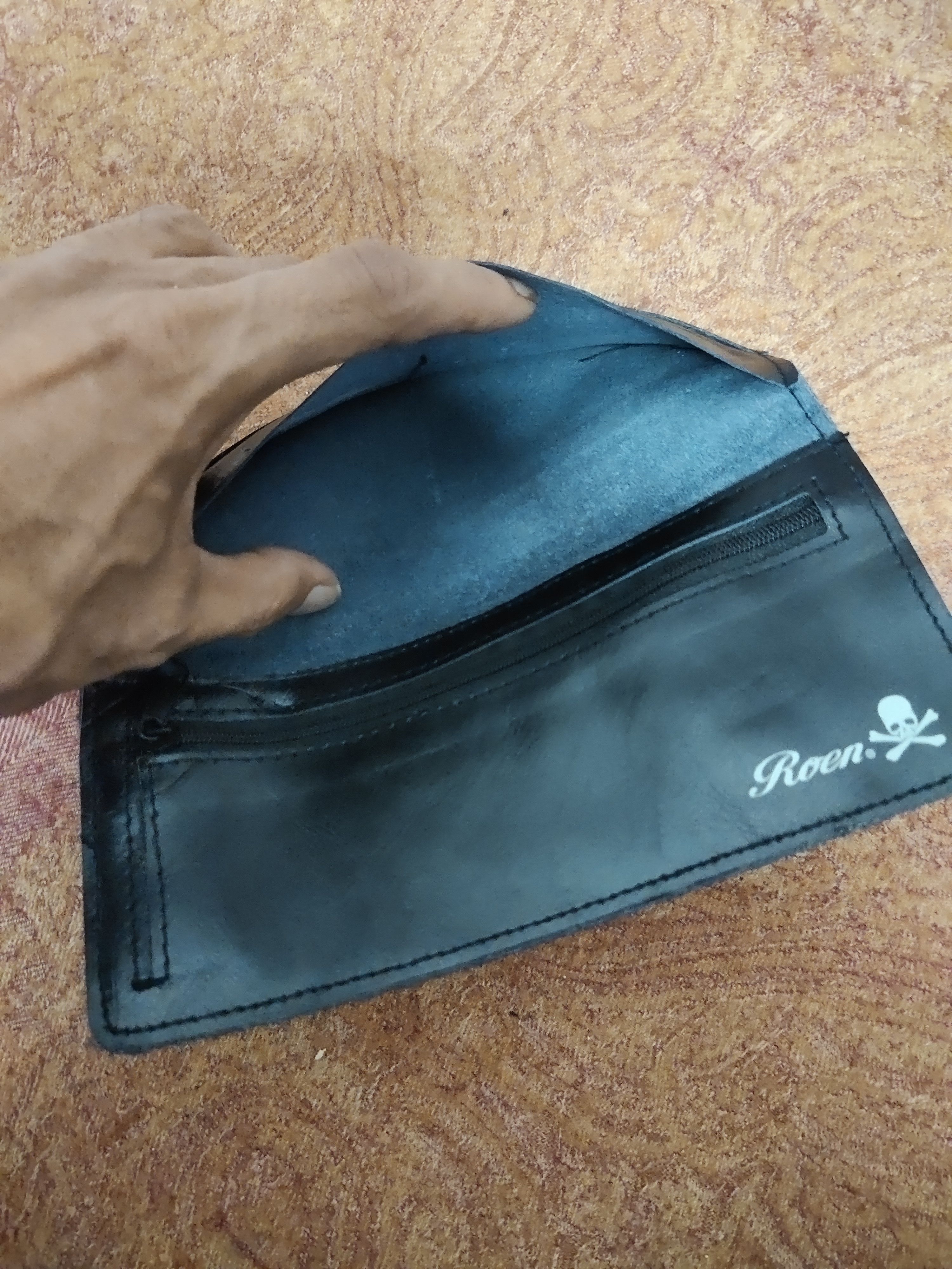 Roen Roen Skull Leather Long Wallet Size ONE SIZE - 6 Thumbnail