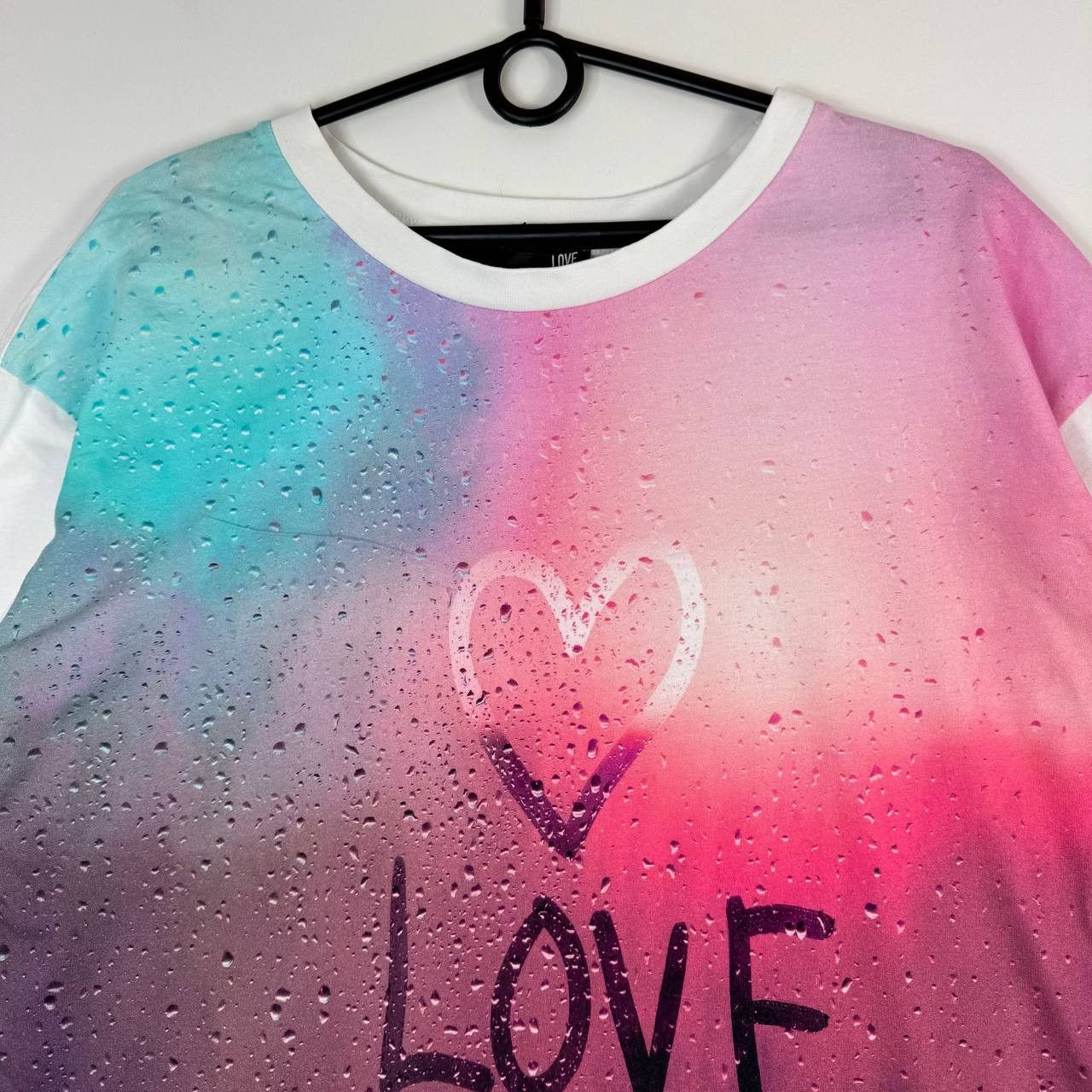 Moschino Love Moschino Gradient Graphic T-shirt Dress Womens Size XL Size XL / US 12-14 / IT 48-50 - 2 Thumbnail
