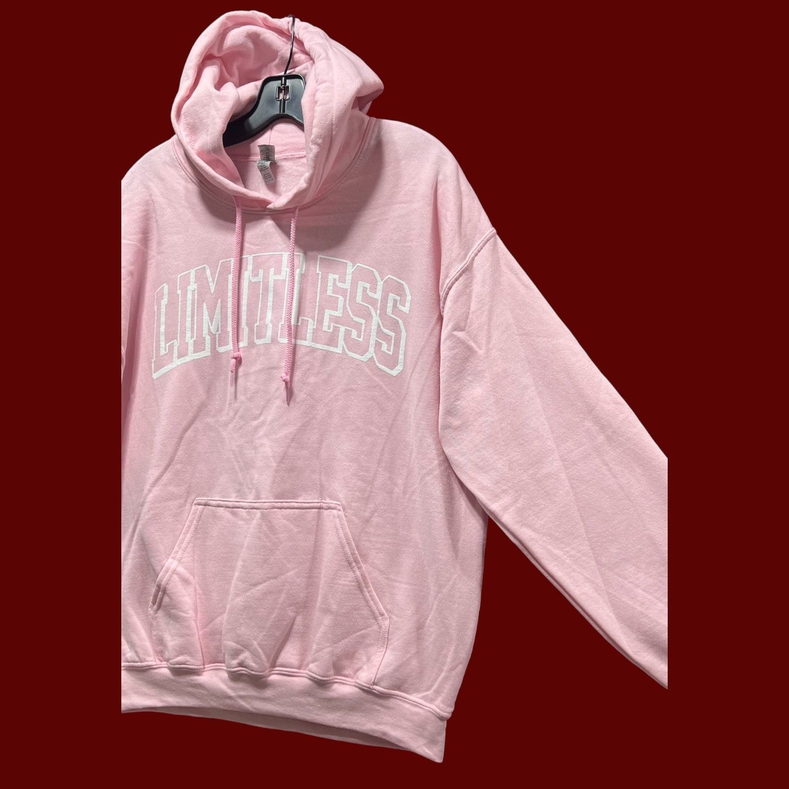 Gildan Gildan - Women's Long Sleeve Hooded Sweatshirt - Pink - Larg Size L / US 10 / IT 46 - 16 Thumbnail