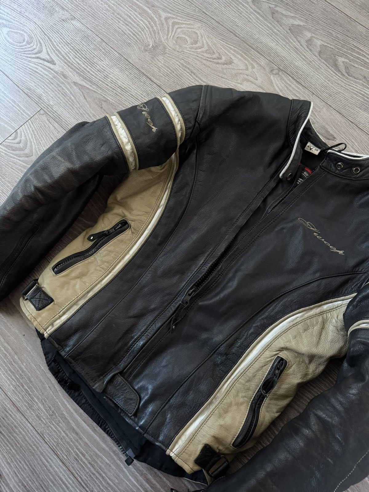 Other 100% Leather Sweep Euro Bike Motorsport Ykk Jacket Size S / US 4 / IT 40 - 10 Thumbnail