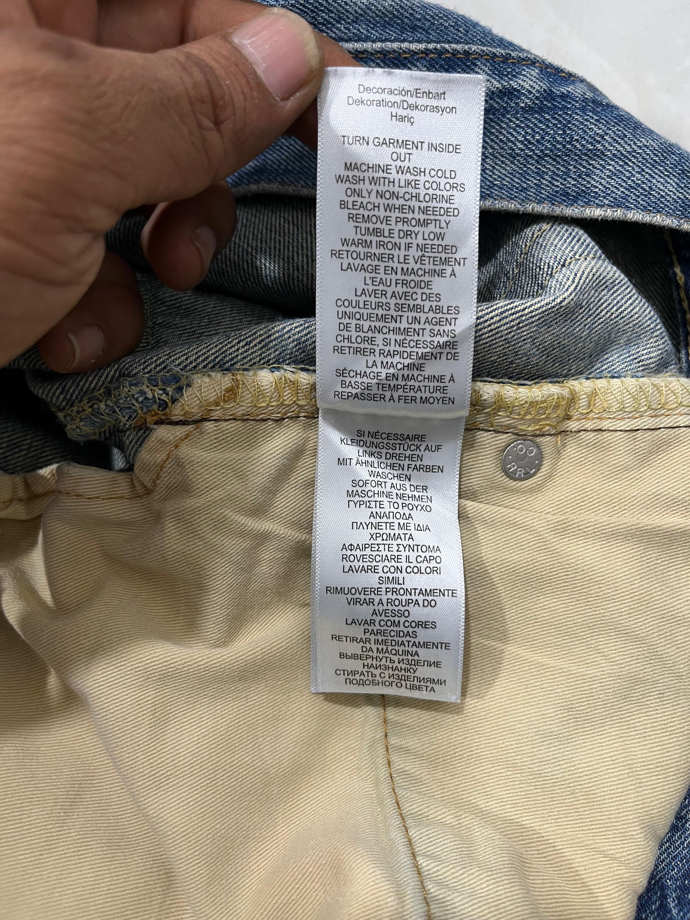 RRL Ralph Lauren Double RL Denim Pants Size US 34 / EU 50 - 13 Thumbnail