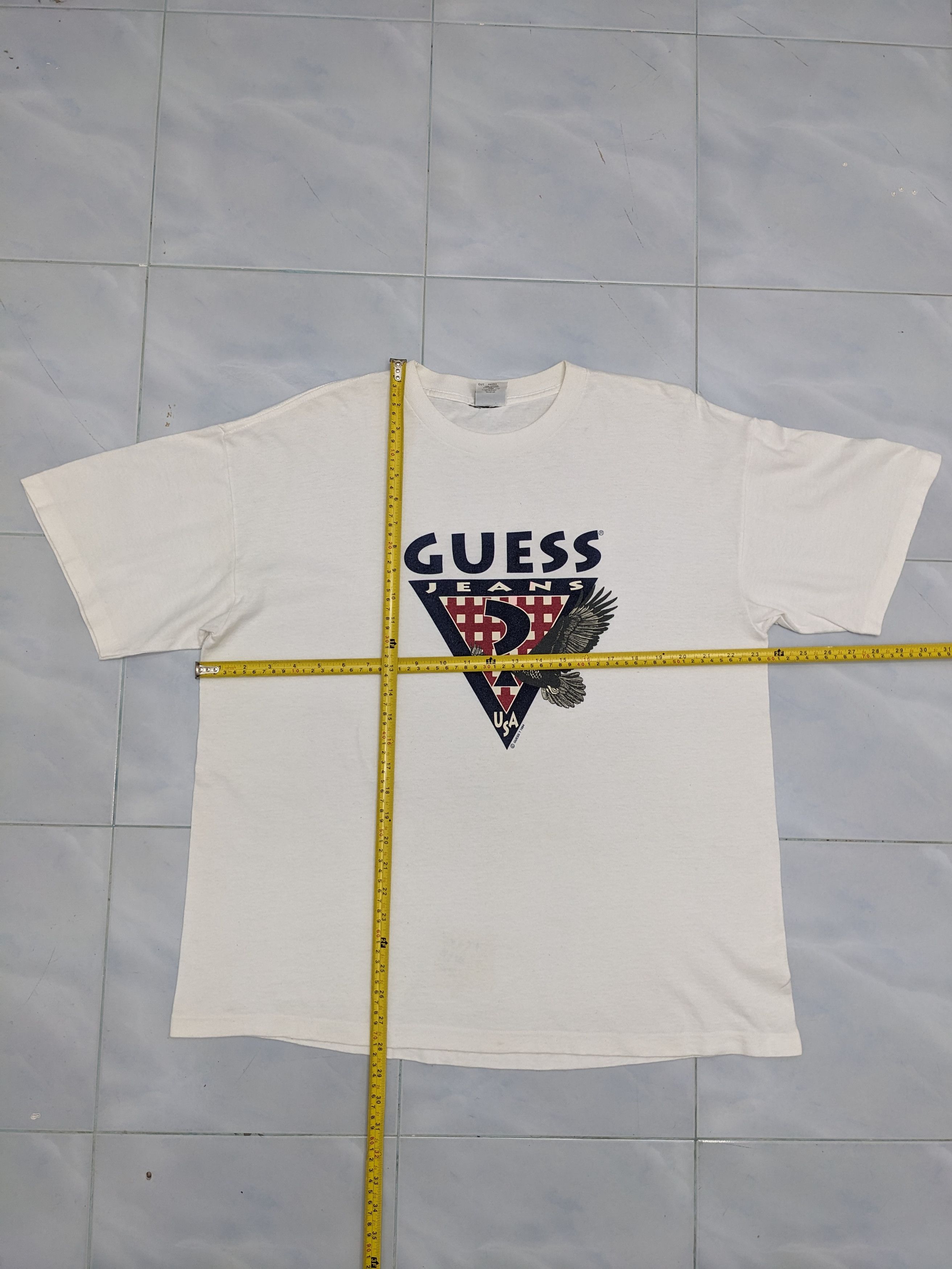 Guess Vintage 1994 Guess Jeans Usa Tshirt Size US M / EU 48-50 / 2 - 6 Thumbnail