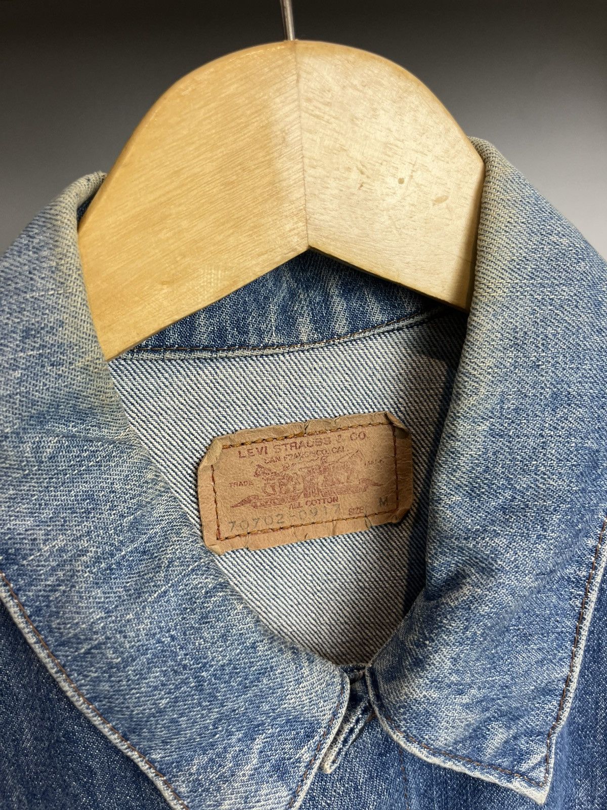 Levi's 1990s Levis Type 1 70702 Trucker Denim Jacket Size US M / EU 48-50 / 2 - 5 Thumbnail