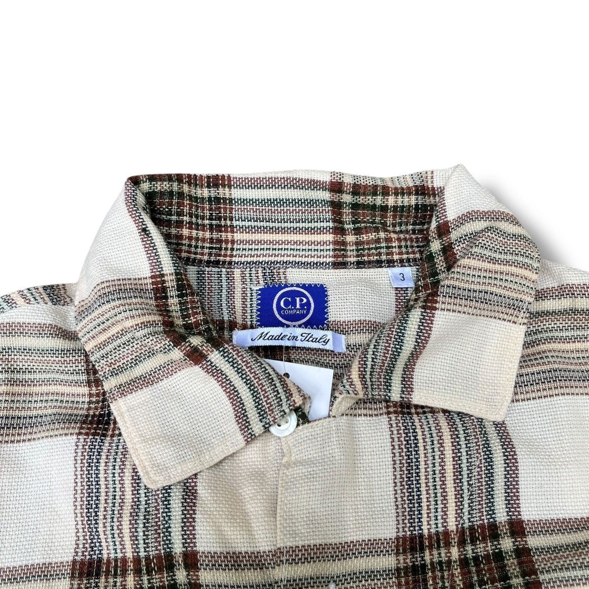 C.P. Company NEED GONE💥S/S 1995 RARE Vintage☠️Cp Company Plaid shirt Size US L / EU 52-54 / 3 - 3 Thumbnail