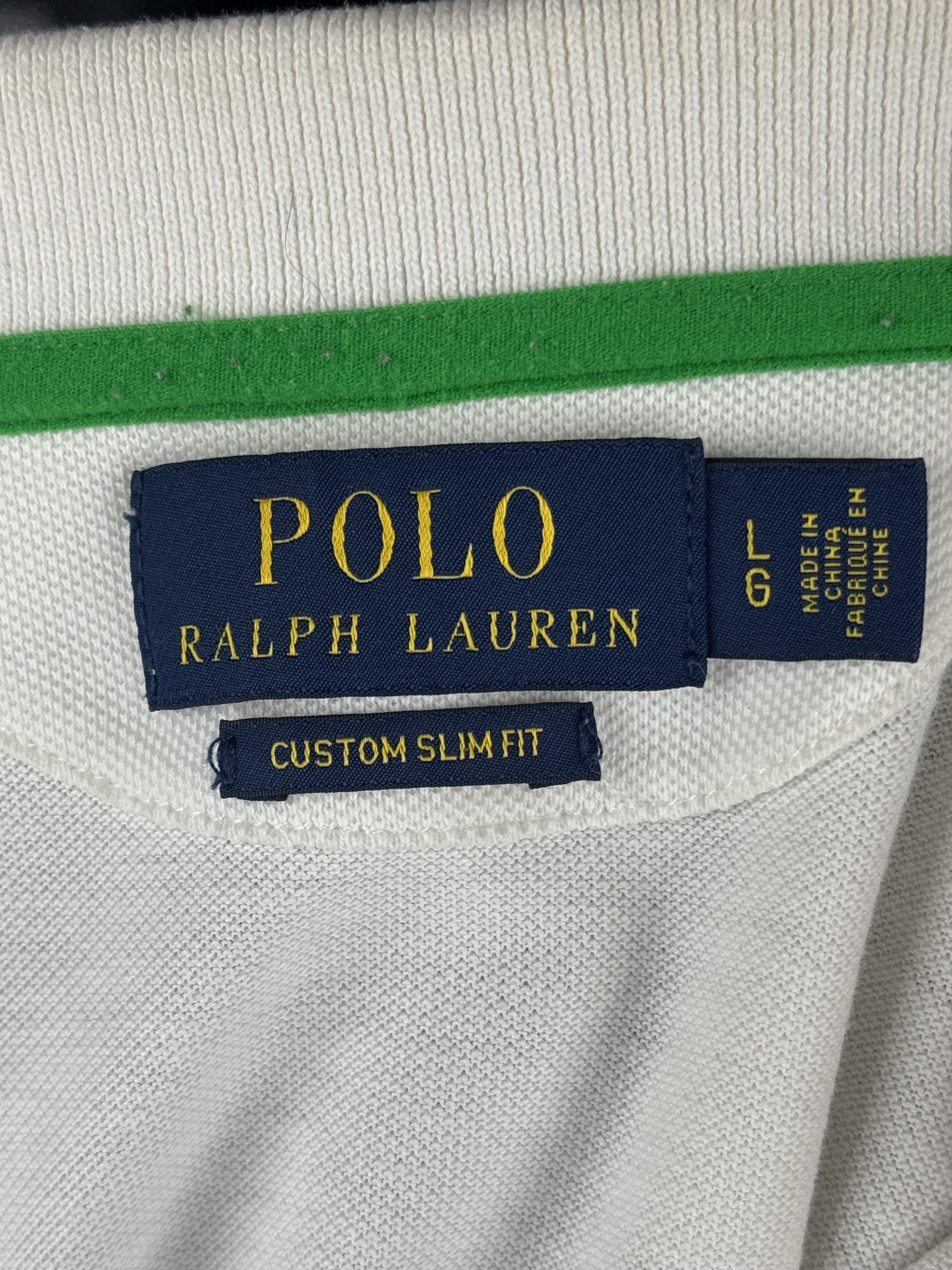 Polo Ralph Lauren VTG Polo Ralph Lauren Custom Slim Fit Color Block Polo Size US L / EU 52-54 / 3 - 5 Thumbnail