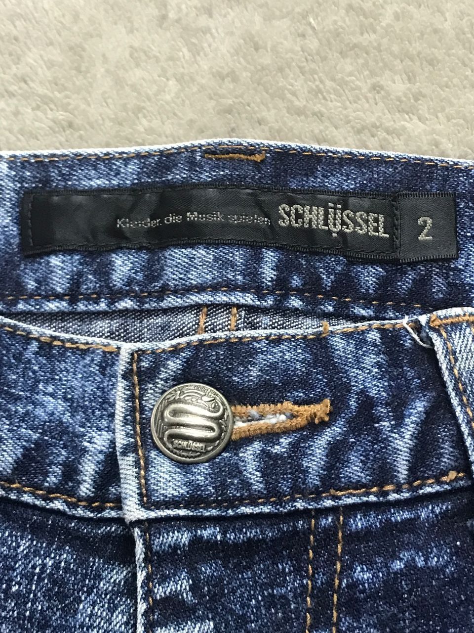 14th Addiction OG Flare Jeans Schlussel Bootcut Denim Size US 33 - 4 Thumbnail