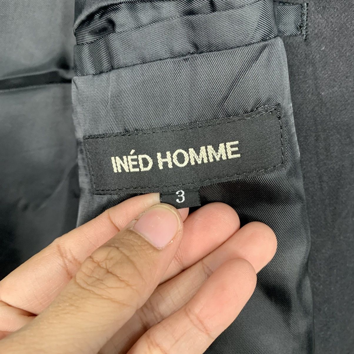 Japanese Brand Ined Homme Black Jacket Size US M / EU 48-50 / 2 - 16 Thumbnail