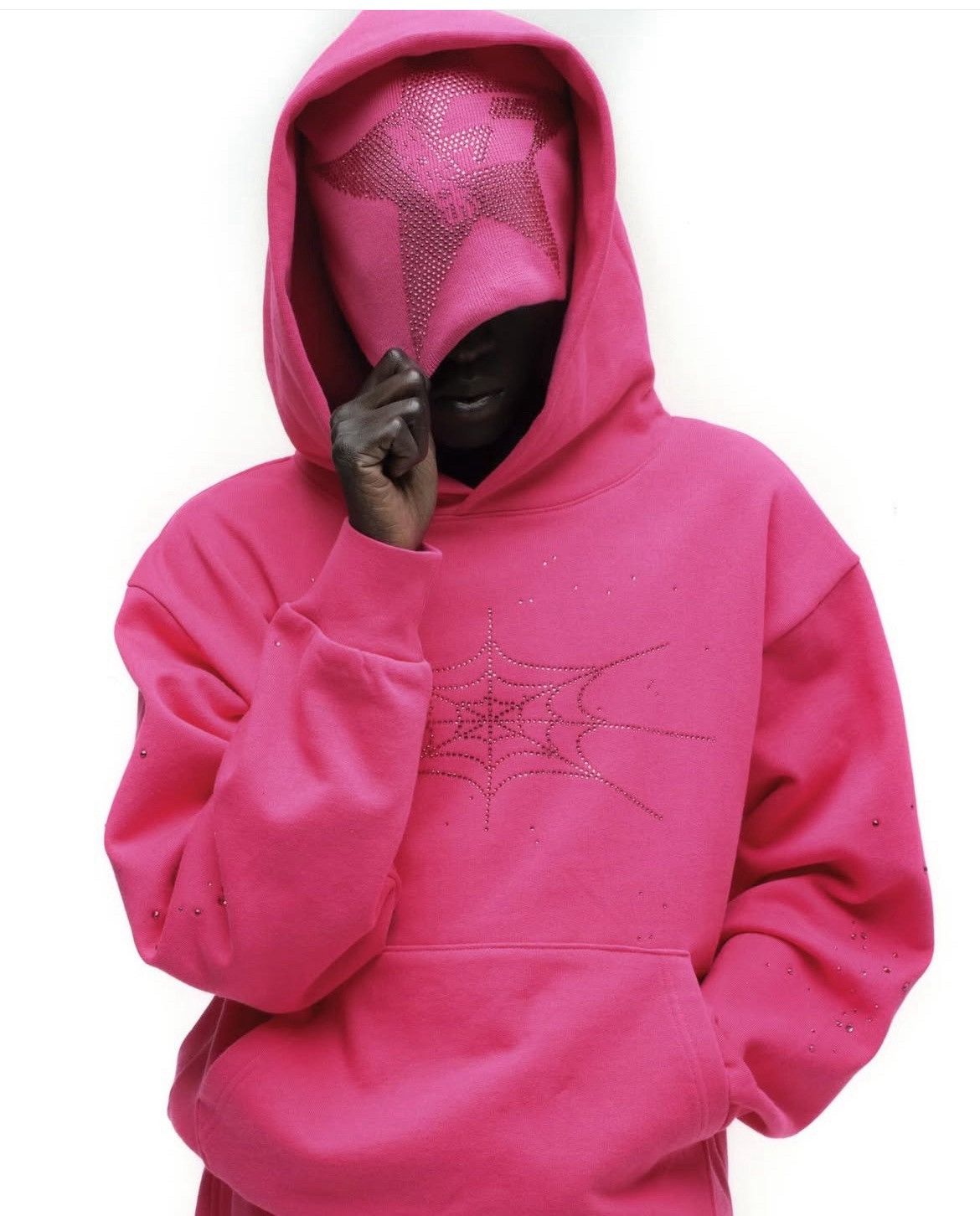 Sp5der SP5DER “5STAR” SKULLY RHINSTONE (PINK) O/S Size ONE SIZE - 2 Thumbnail