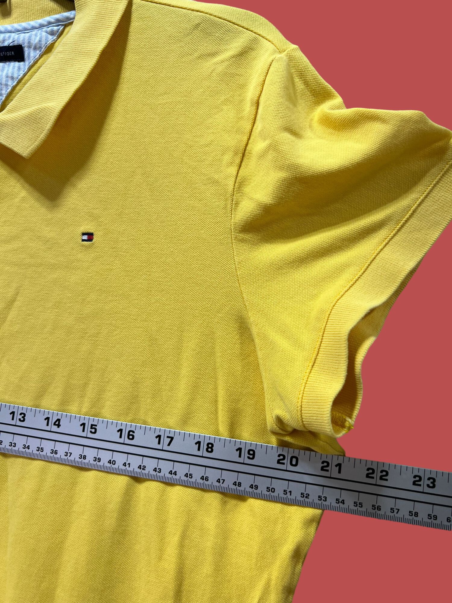 Tommy Hilfiger Tommy Hilfiger - Men's Short Sleeve Polo Shirt - Yellow - Me Size US M / EU 48-50 / 2 - 4 Thumbnail