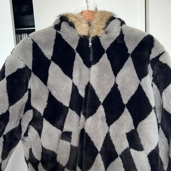 Supreme SUPREME DIAMOND FAUX FUR JACKET | Grailed 