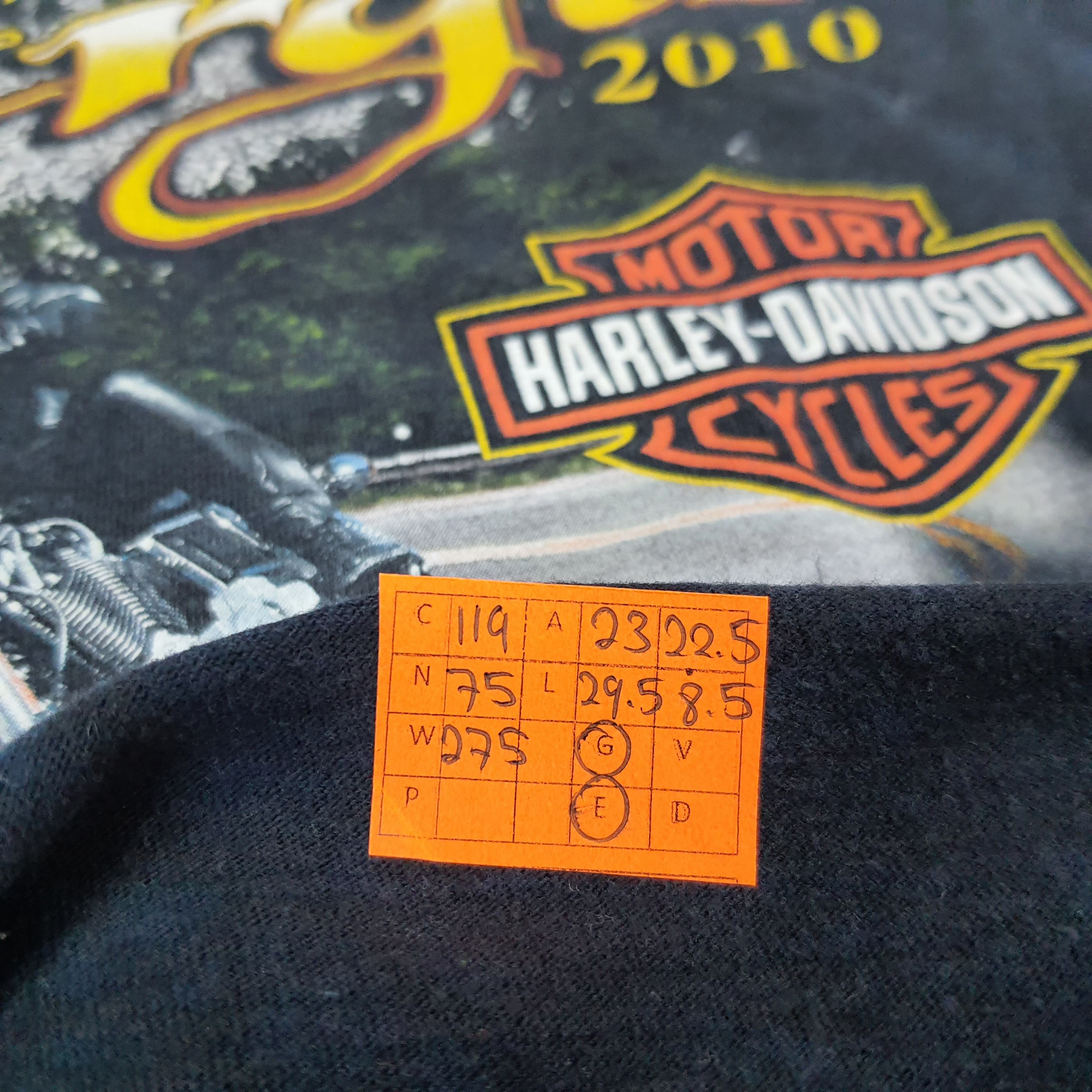 Harley Davidson × Vintage Vintage Harley Davidson Biker Sturgis 2010 T-shirt Size US XL / EU 56 / 4 - 8 Thumbnail