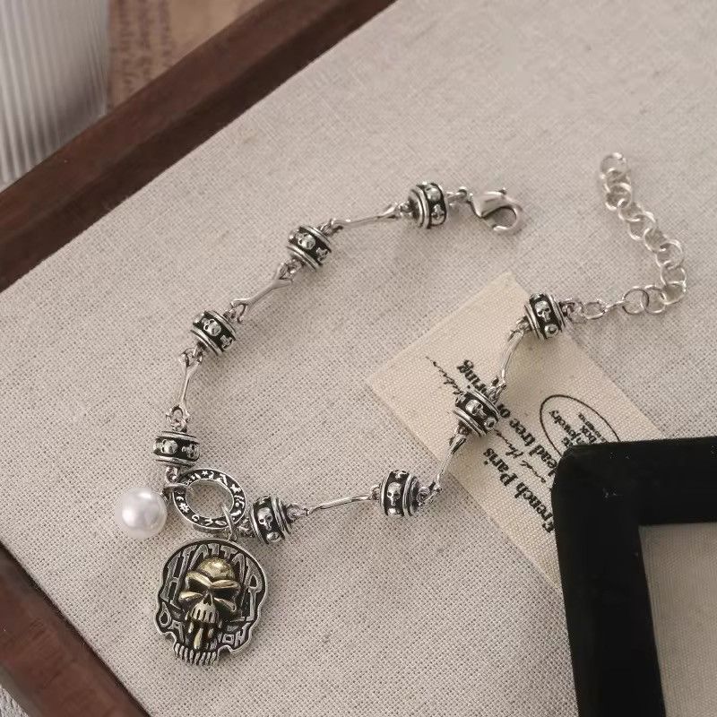 Jewelry Creative Skull Heads Bracelet Size ONE SIZE - 3 Thumbnail