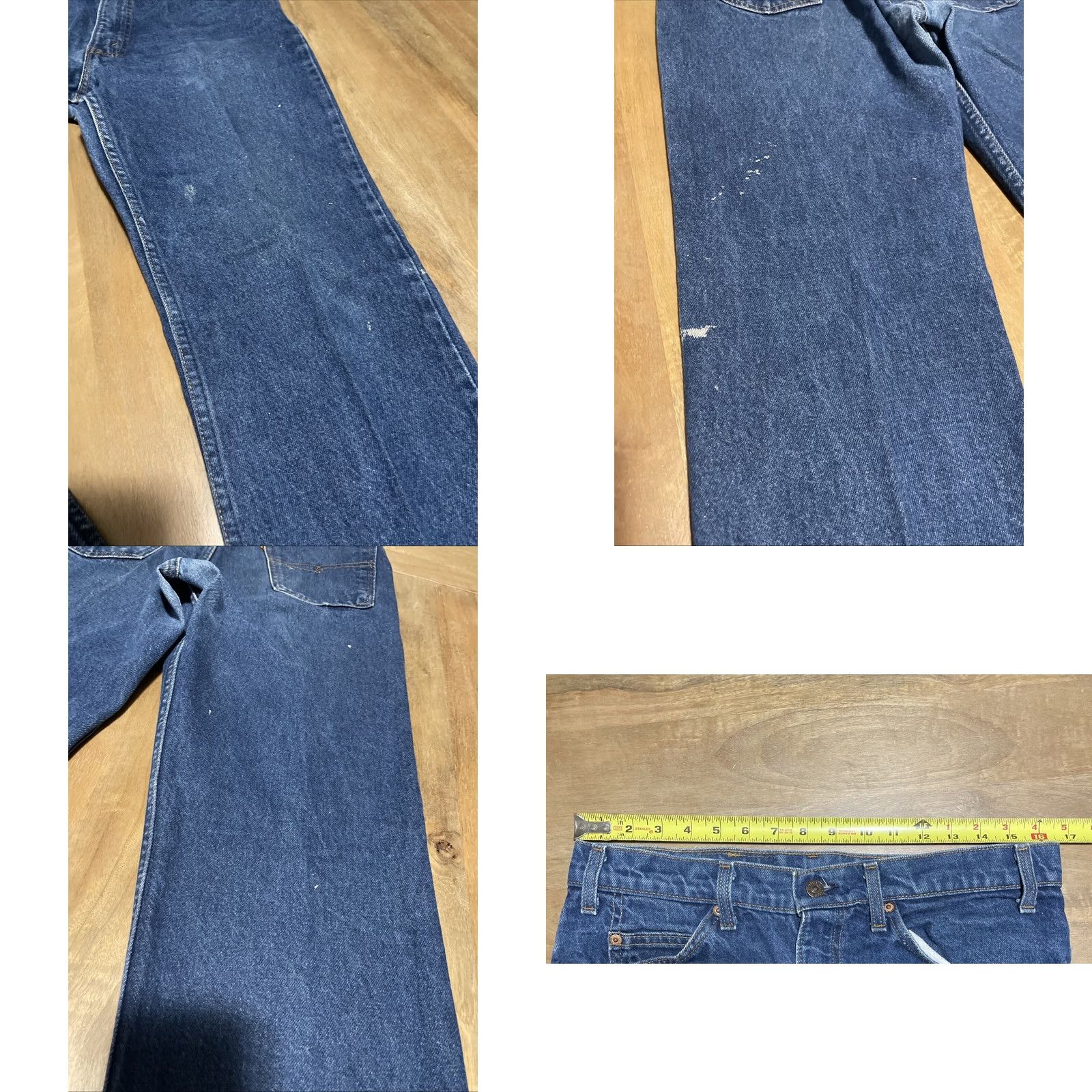 Levi's VINTAGE Levi's Jeans Men 34x36 40509-0215 Orange Tab 80s Denim Straight 5-Pocket Blue Blue Jeans 80s Mens Regular Leather? Size US 34 / EU 50 - 8 Thumbnail