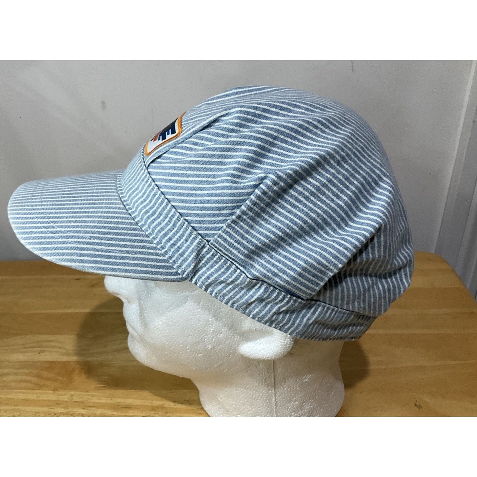 Other Teens Blue and White Striped Railroad Train Conductor Size ONE SIZE - 2 Thumbnail