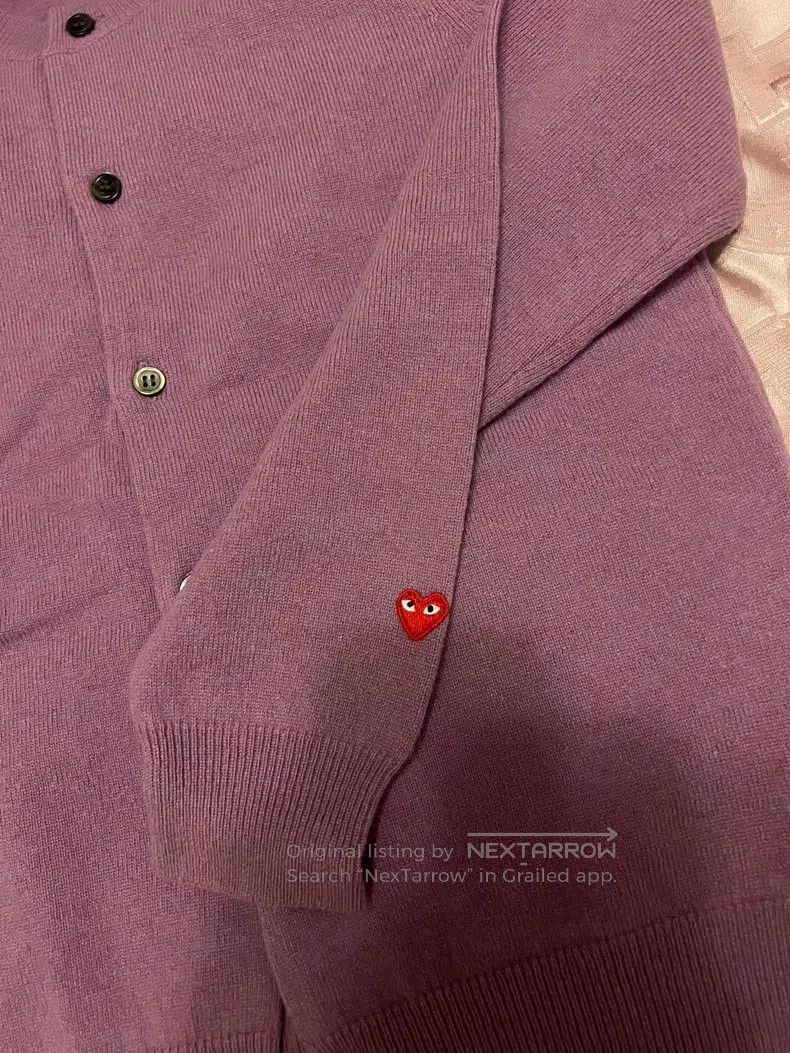 Comme des Garcons Comme Des Garcons Knitted Cardigan, Purple Size M / US 6-8 / IT 42-44 - 4 Thumbnail
