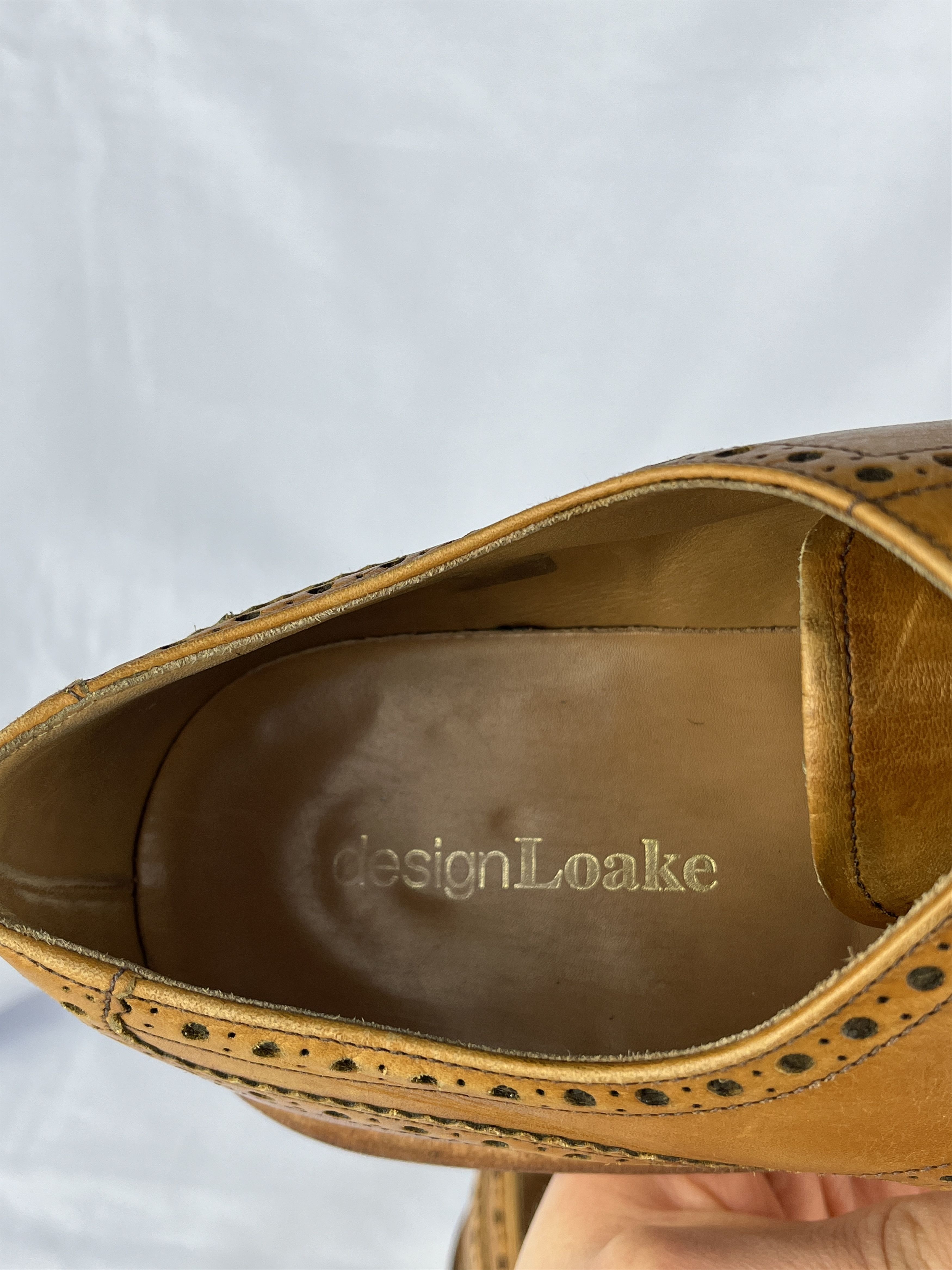 Genuine Leather × Loake Loake Hal Brogue Leather Shoes Size UK 8.5 EU 42.5 CM 27.1 Size US 8.5 / EU 41-42 - 13 Thumbnail