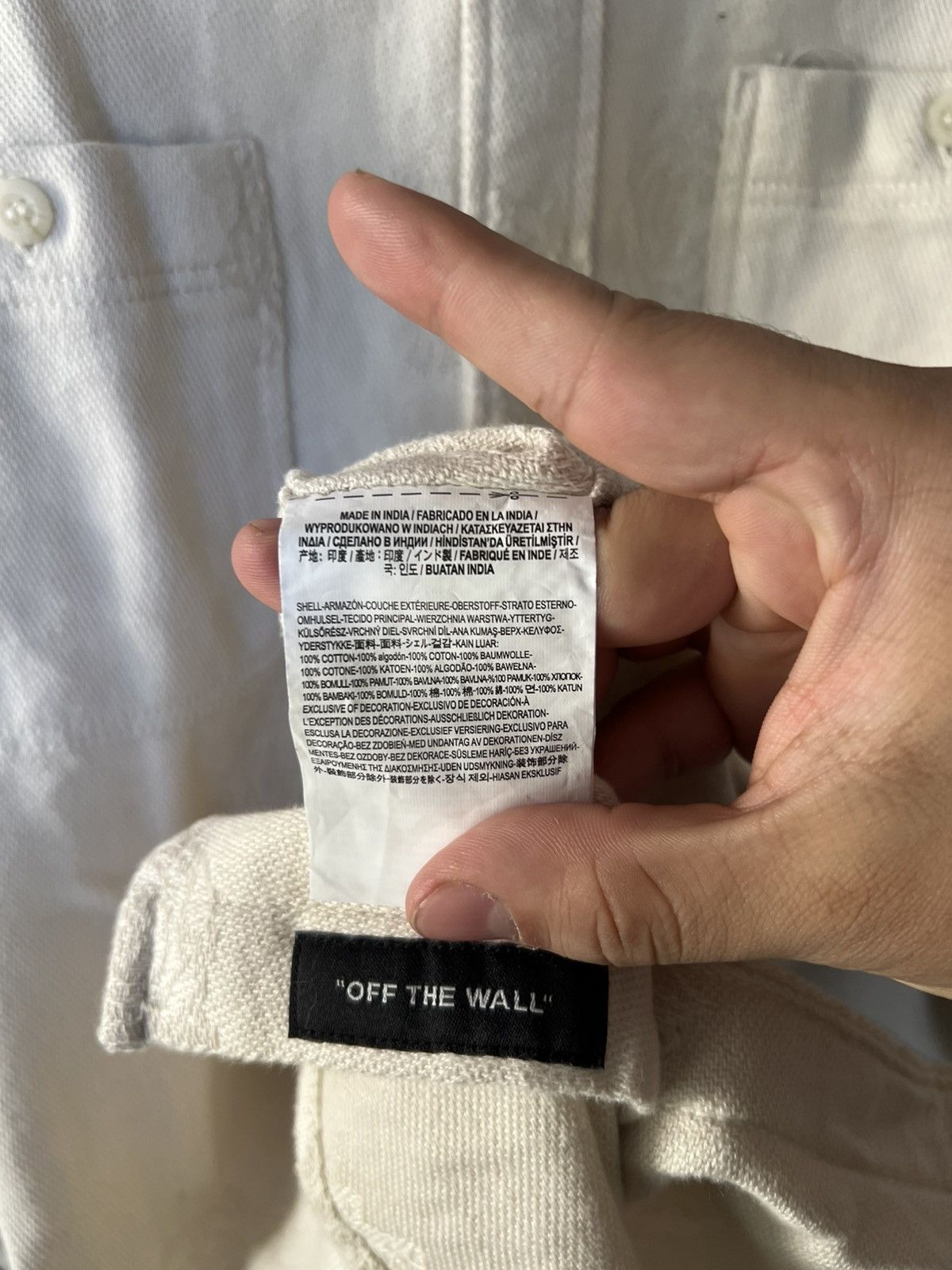 Vans Vans Antique White Kyle Walker L/S Flannel Shirt Size US L / EU 52-54 / 3 - 11 Thumbnail