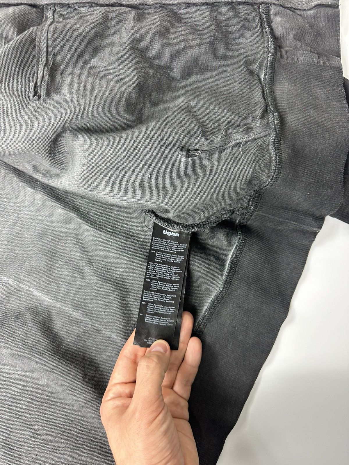 tigha tigha Hoodie Full Zip Gray Men's Size US L / EU 52-54 / 3 - 9 Thumbnail