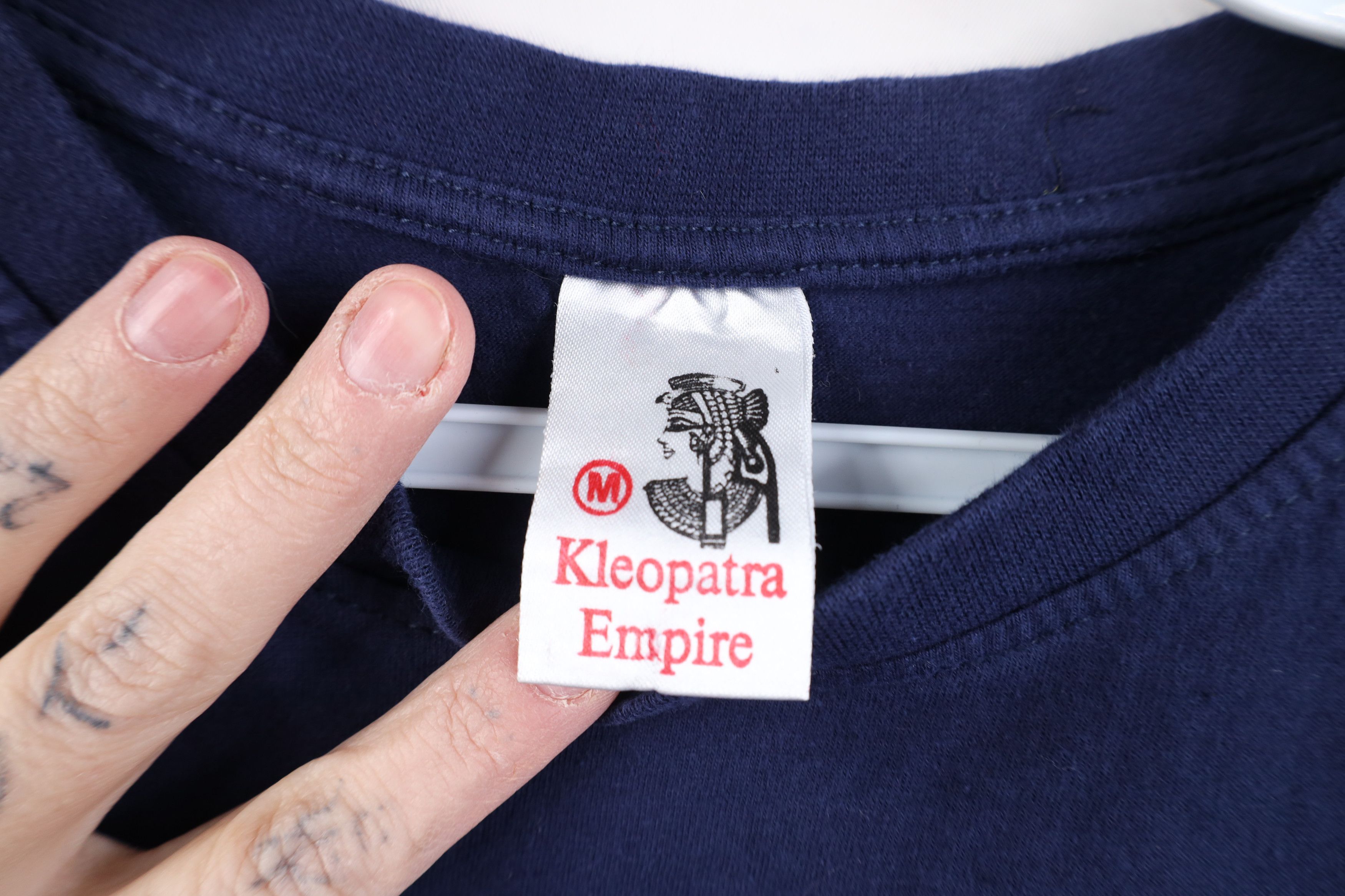 Vintage Vintage 90s Y2K Streetwear Cleopatra Queen T-Shirt Blue Size M / US 6-8 / IT 42-44 - 9 Thumbnail