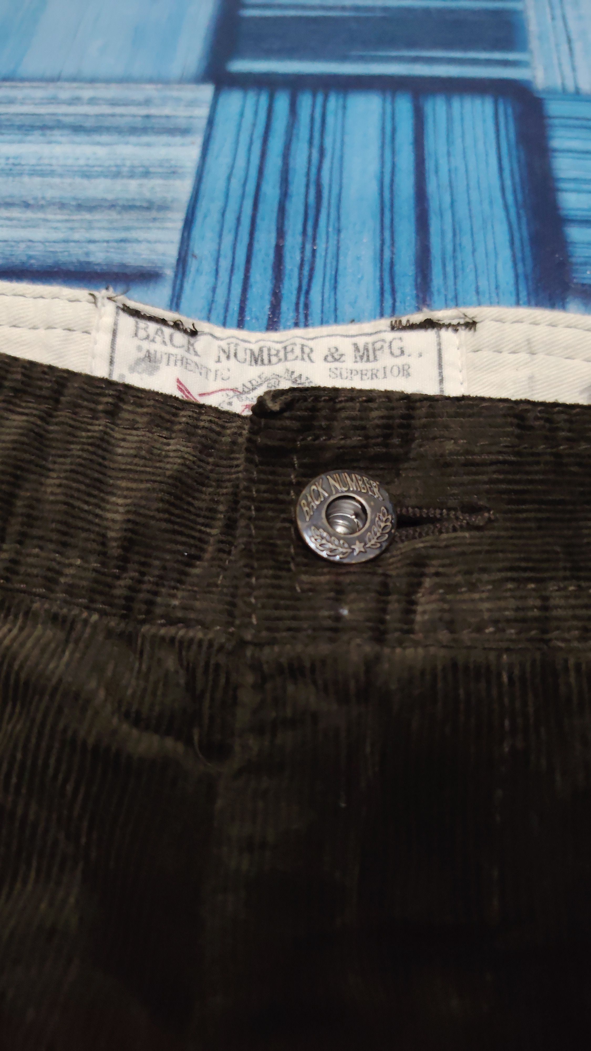Japanese Brand Distressed corduroy back number & mfg cargo pants custom Size US 32 / EU 48 - 4 Thumbnail