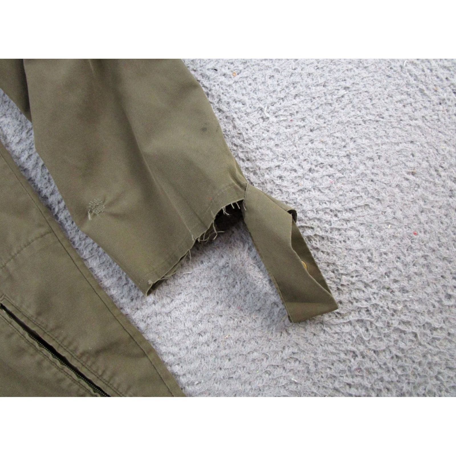 Vintage VINTAGE Field Jacket Mens Military Green 60s 50 Chest Size 50 Casual Winter Fall 90s Pattern: Solid Canvas Cotton Read Size US M / EU 48-50 / 2 - 3 Thumbnail