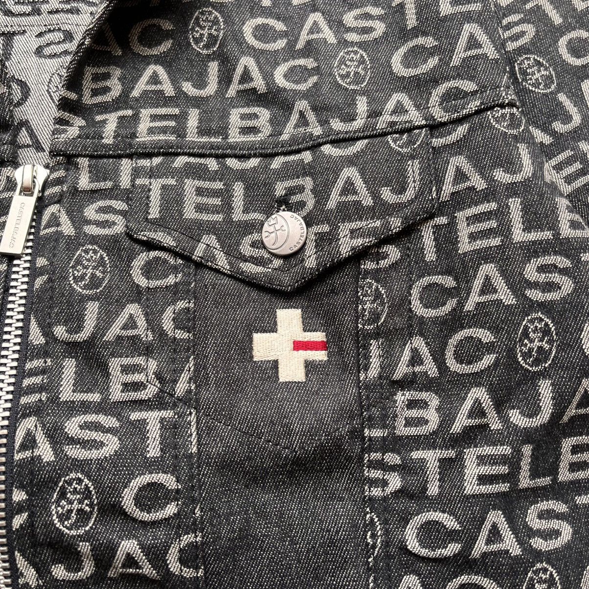Jean Charles De Castelbajac Castel Bajac Sport Monogram Denim Jacket Size US M / EU 48-50 / 2 - 7 Thumbnail