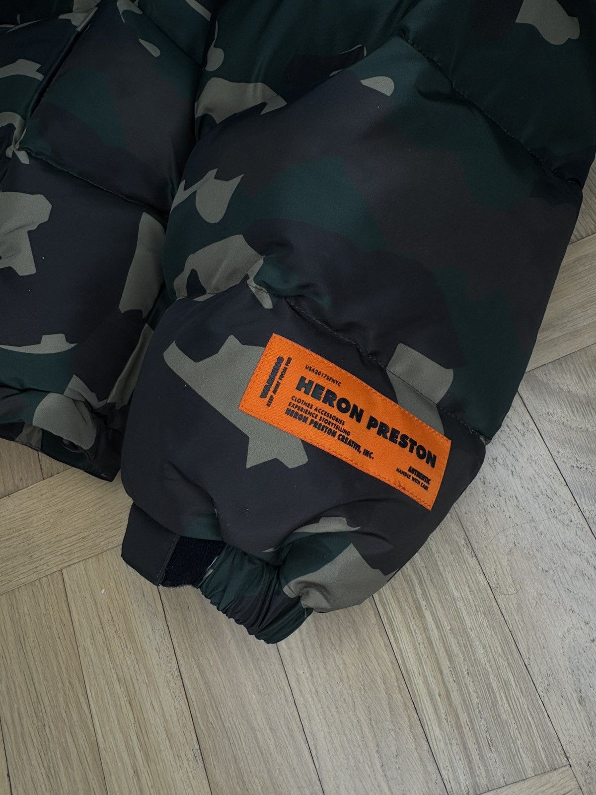 Heron Preston HERON PRESTON CAMO PUFFER DOWN JACKET Size US L / EU 52-54 / 3 - 5 Thumbnail