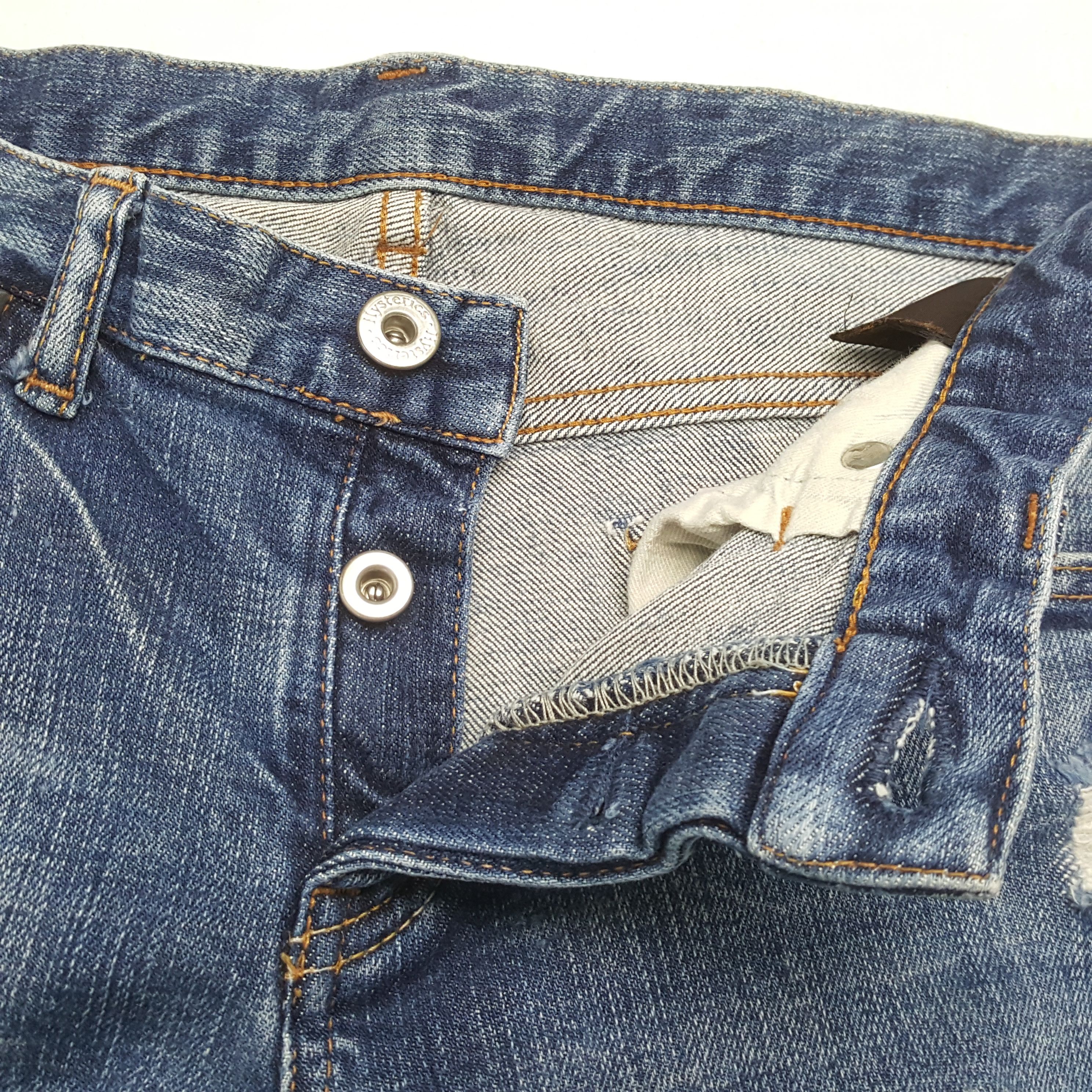 Hysteric Glamour × Japanese Brand × Vintage HYSTERIC GLAMOUR Japanese Brand Streetwear Custom Art Jeans Size 30" / US 8 / IT 44 - 12 Thumbnail