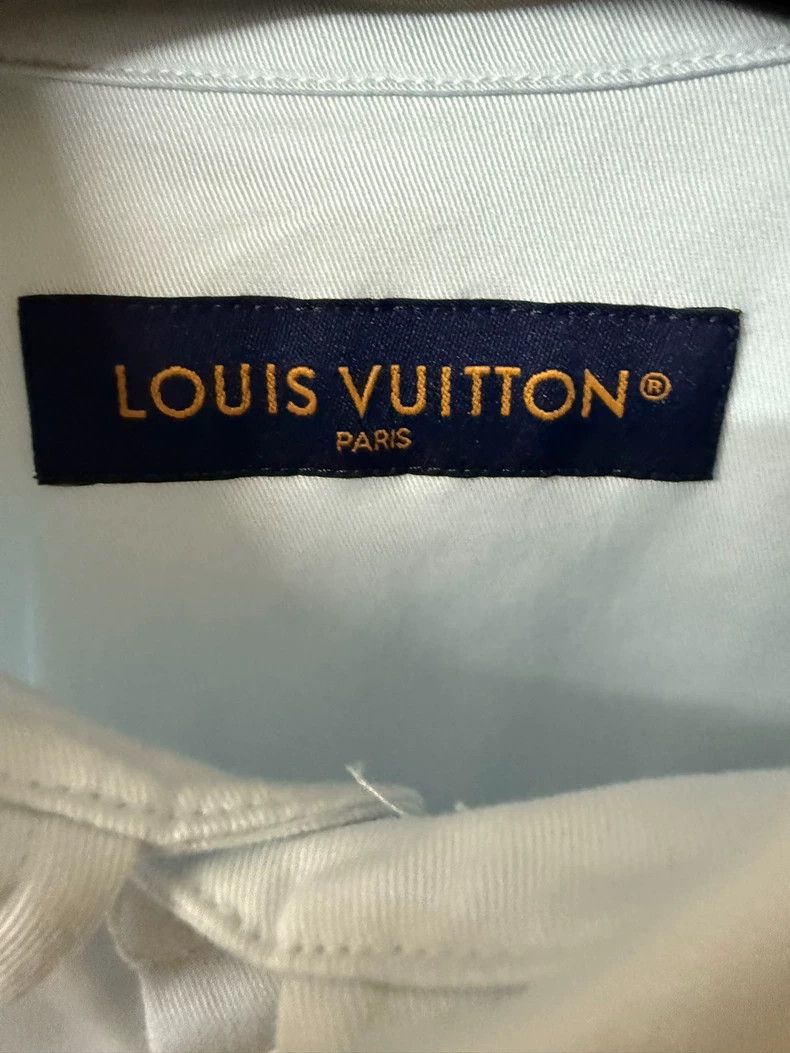 Louis Vuitton Louis Vuitton Flocked logo short sleeve shirt 2502-Nextarro Size US XS / EU 42 / 0 - 3 Thumbnail