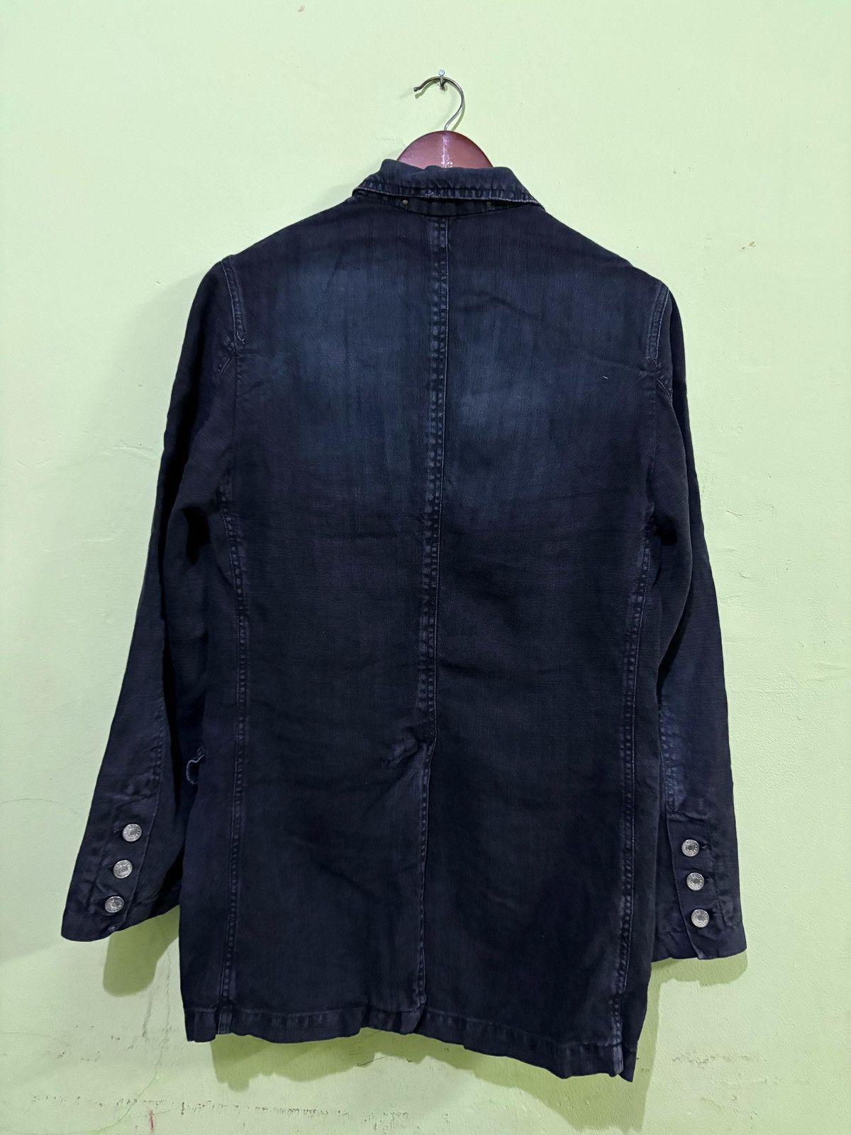 Dolce & Gabbana Dolce And Gabbana Linen Jacket Distressed Design Size US S / EU 44-46 / 1 - 6 Thumbnail