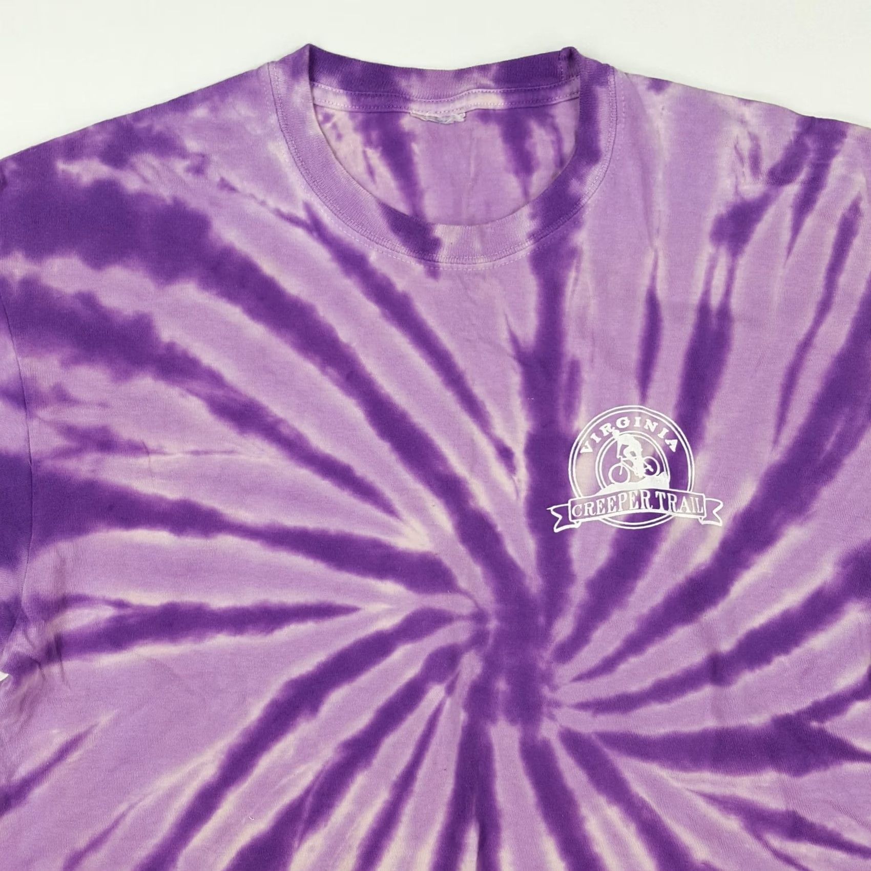 Etro VINTAGE Virginia Creeper Trail Tie-Dye Size M Purple Bike Race Retro T Shirt Mens Hippy Size US M / EU 48-50 / 2 - 2 Thumbnail
