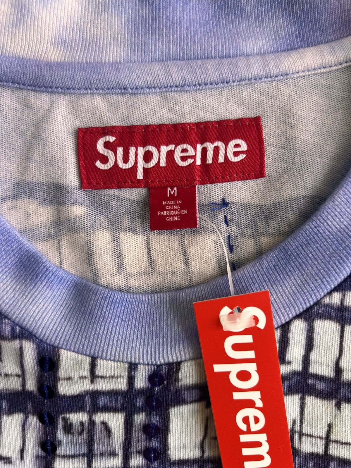 Supreme Supreme Skyline Paillettes Long Sleeve Top Day Multi t-shirt Size US M / EU 48-50 / 2 - 4 Thumbnail