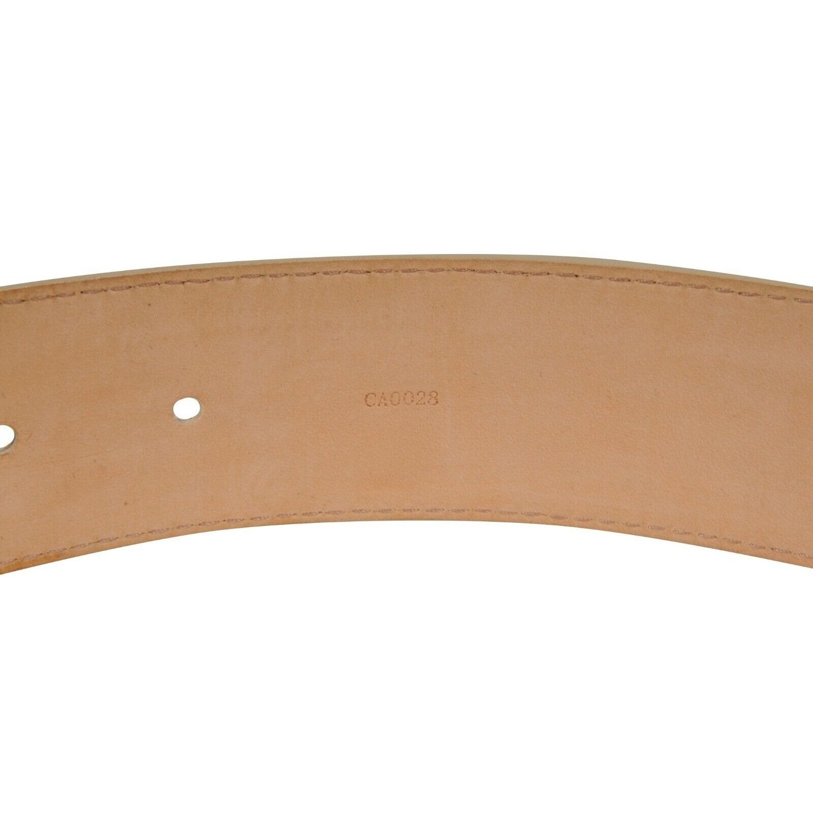 Louis Vuitton Damier Azur Initials Belt 40MM 90 36 Cream Size 36 - 11 Thumbnail