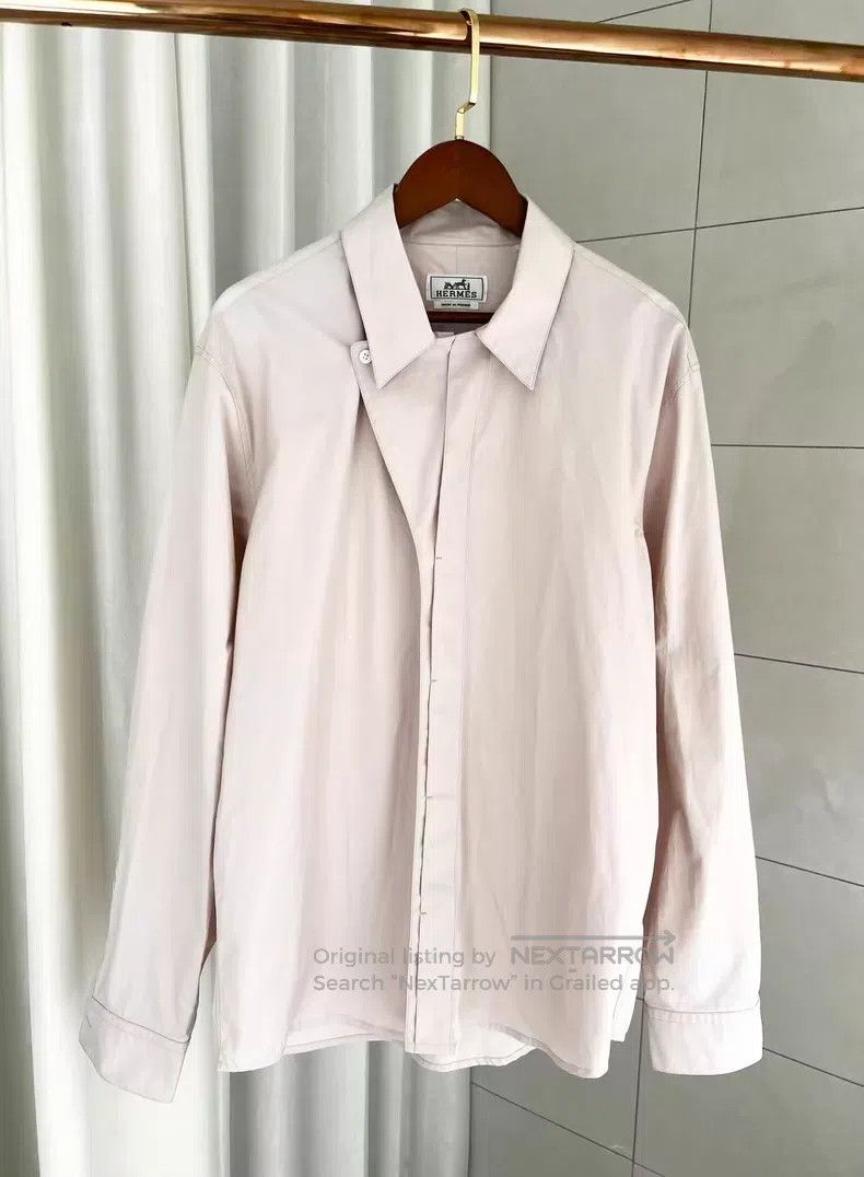 Hermes Hermes size 39 Spring/Summer Men's Showpiece Shirt Size US S / EU 44-46 / 1 - 1 Thumbnail