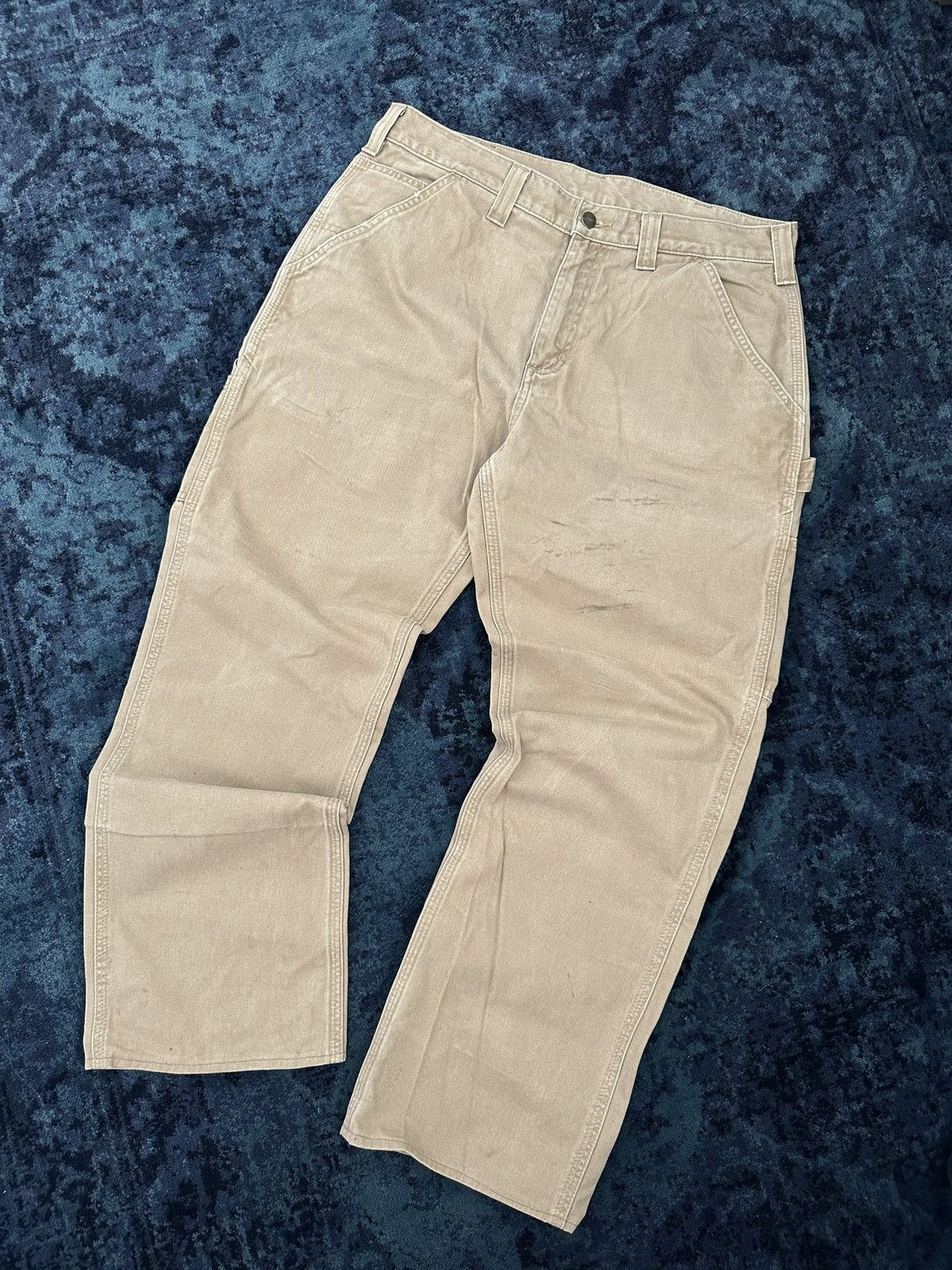Carhartt Vintage 2000s Carhartt Double Knee Duck Canvas Pant Size US 34 / EU 50 - 4 Thumbnail
