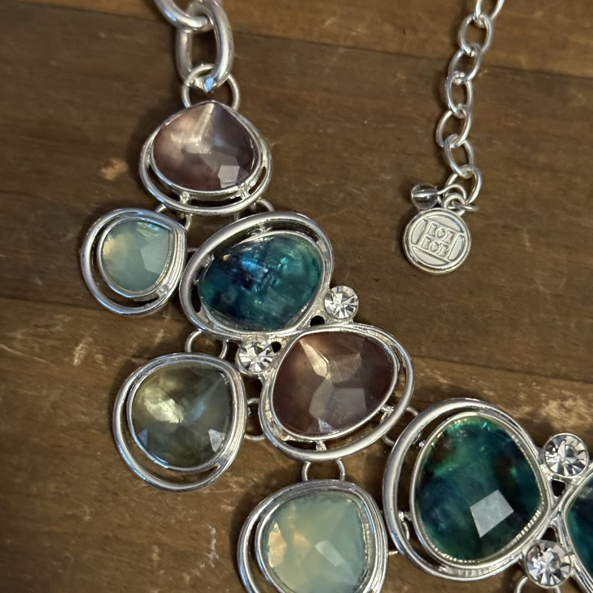 House of Harlow House of Harlow chunky dangling gemstones statement necklace Size ONE SIZE - 4 Thumbnail