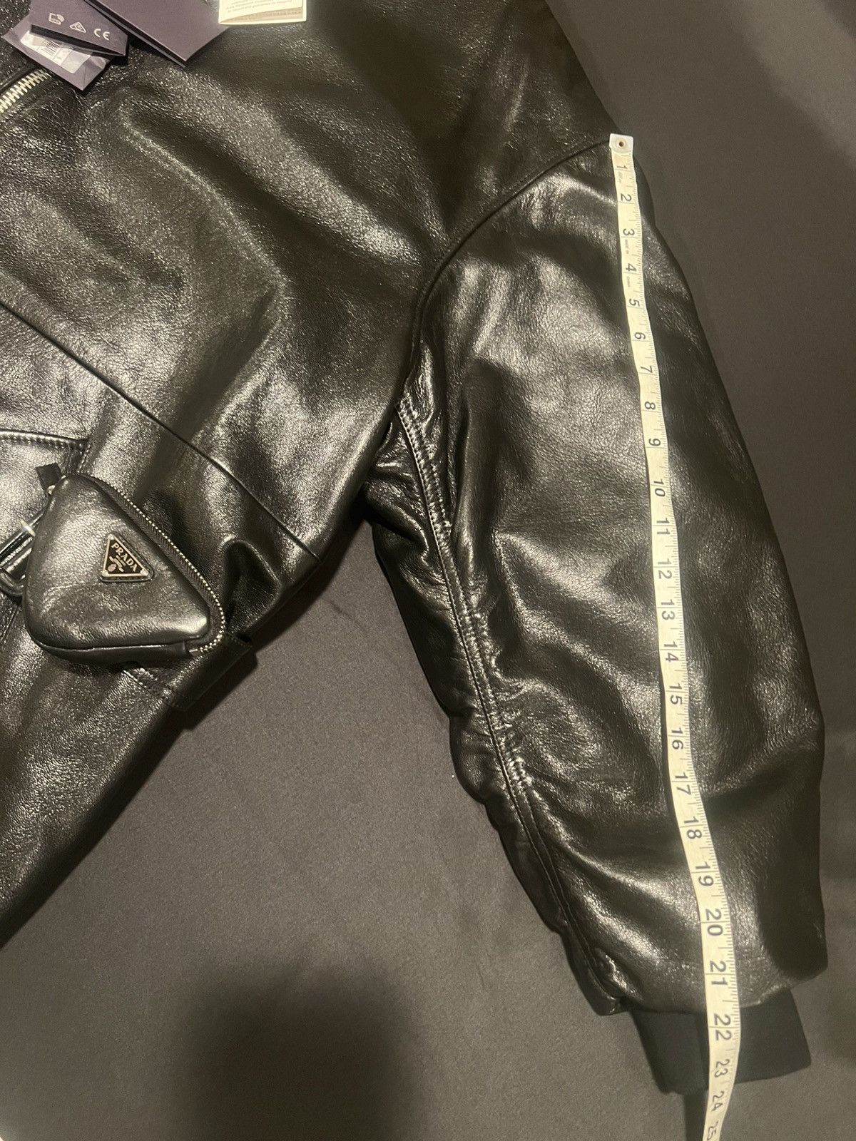 Prada Prada raf simons triangle leather jacket. S. $12500 Size US S / EU 44-46 / 1 - 15 Thumbnail
