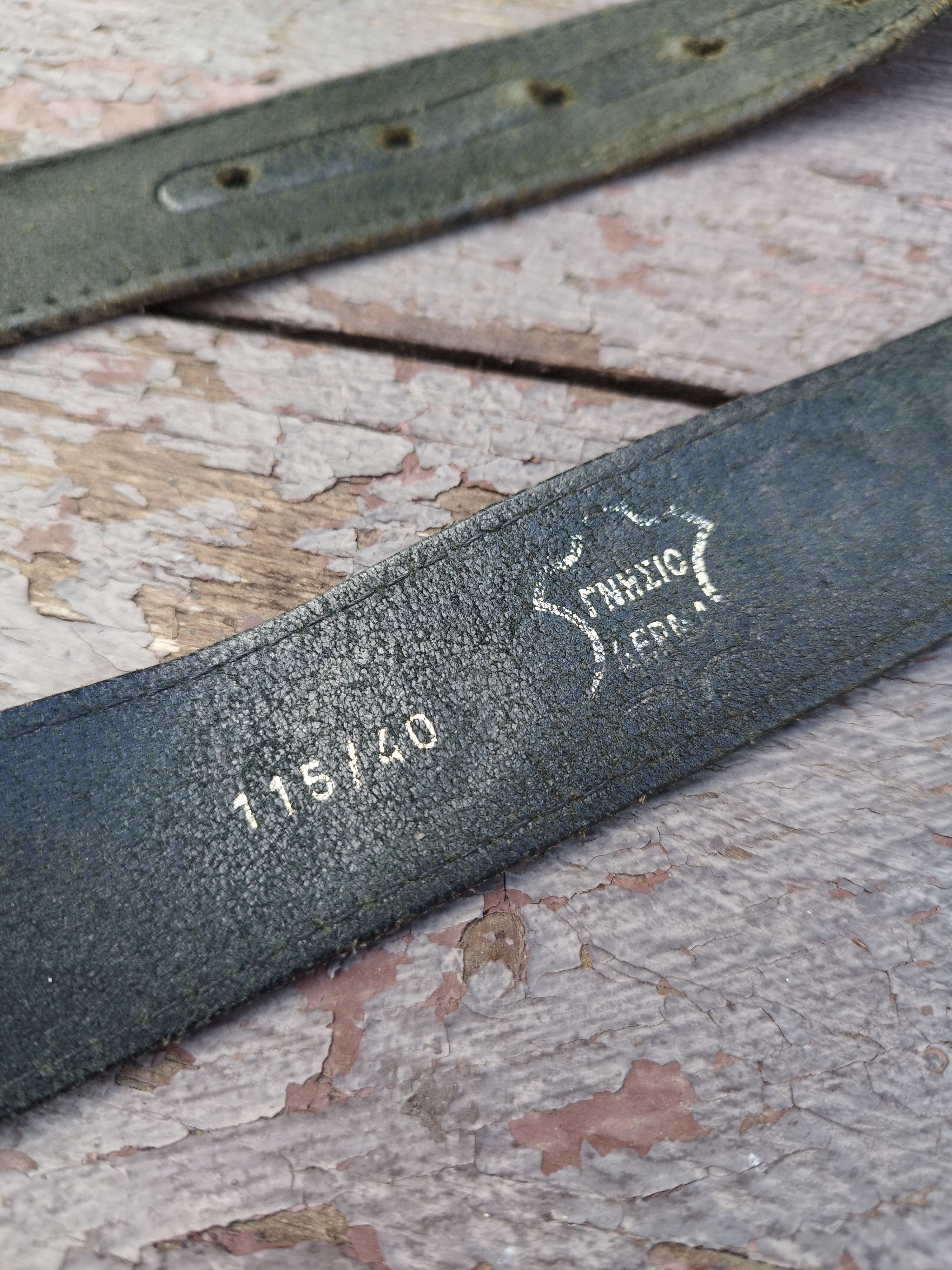 Diesel Diesel Only The Brave Leather Belt Logo Buckle Y2K Grunge Size ONE SIZE - 11 Thumbnail