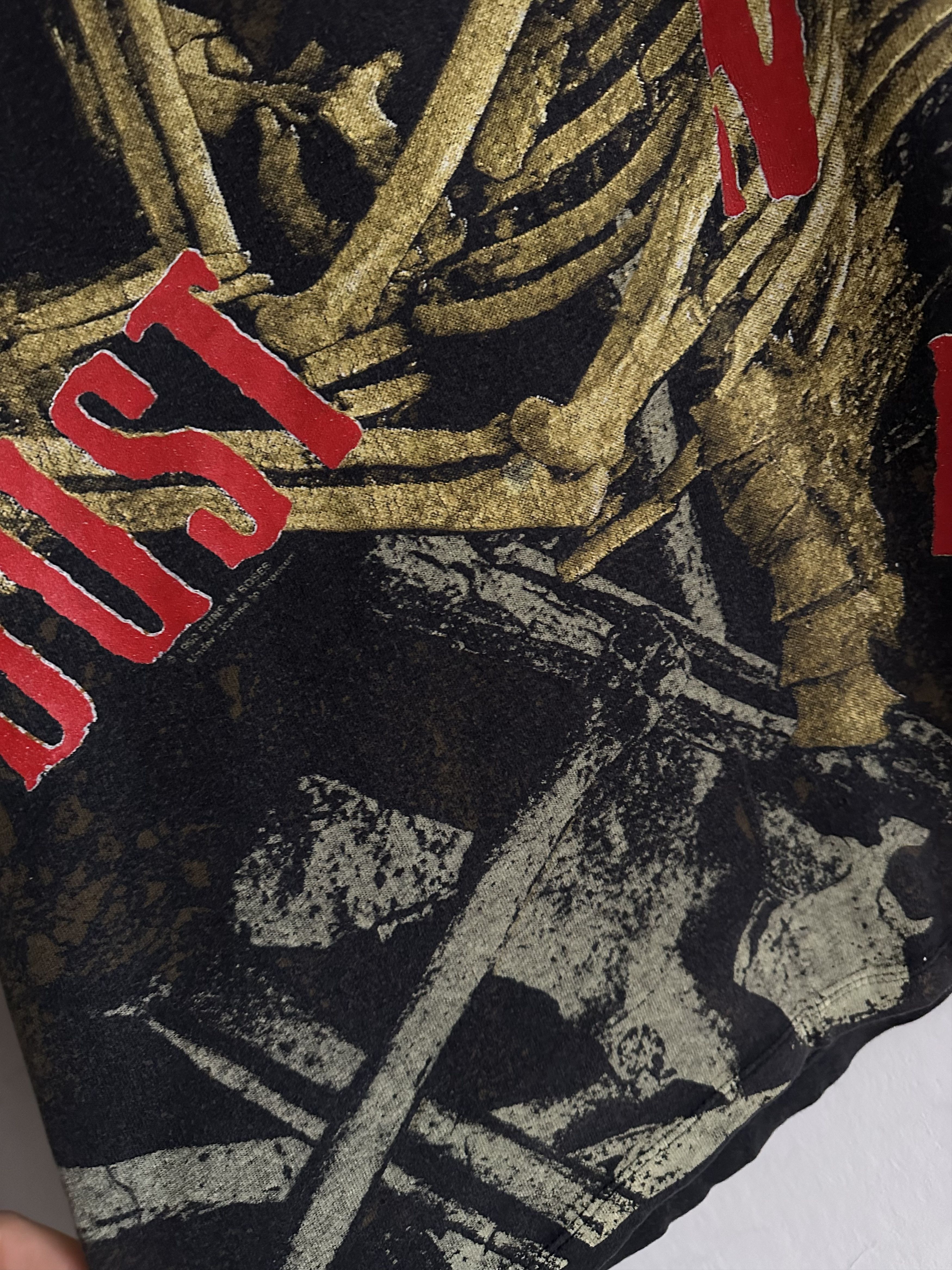 Band Tees × Vintage Vintage 1992 Guns N’ Roses Shirt Dust N’ Bones ALL OVER Tee Size US XL / EU 56 / 4 - 7 Thumbnail
