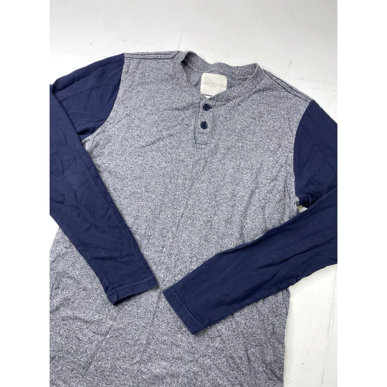 Saturdays NYC Saturdays NYC Blue Baseball T Shirt Long Sleeve Men Size S Size US S / EU 44-46 / 1 - 2 Thumbnail