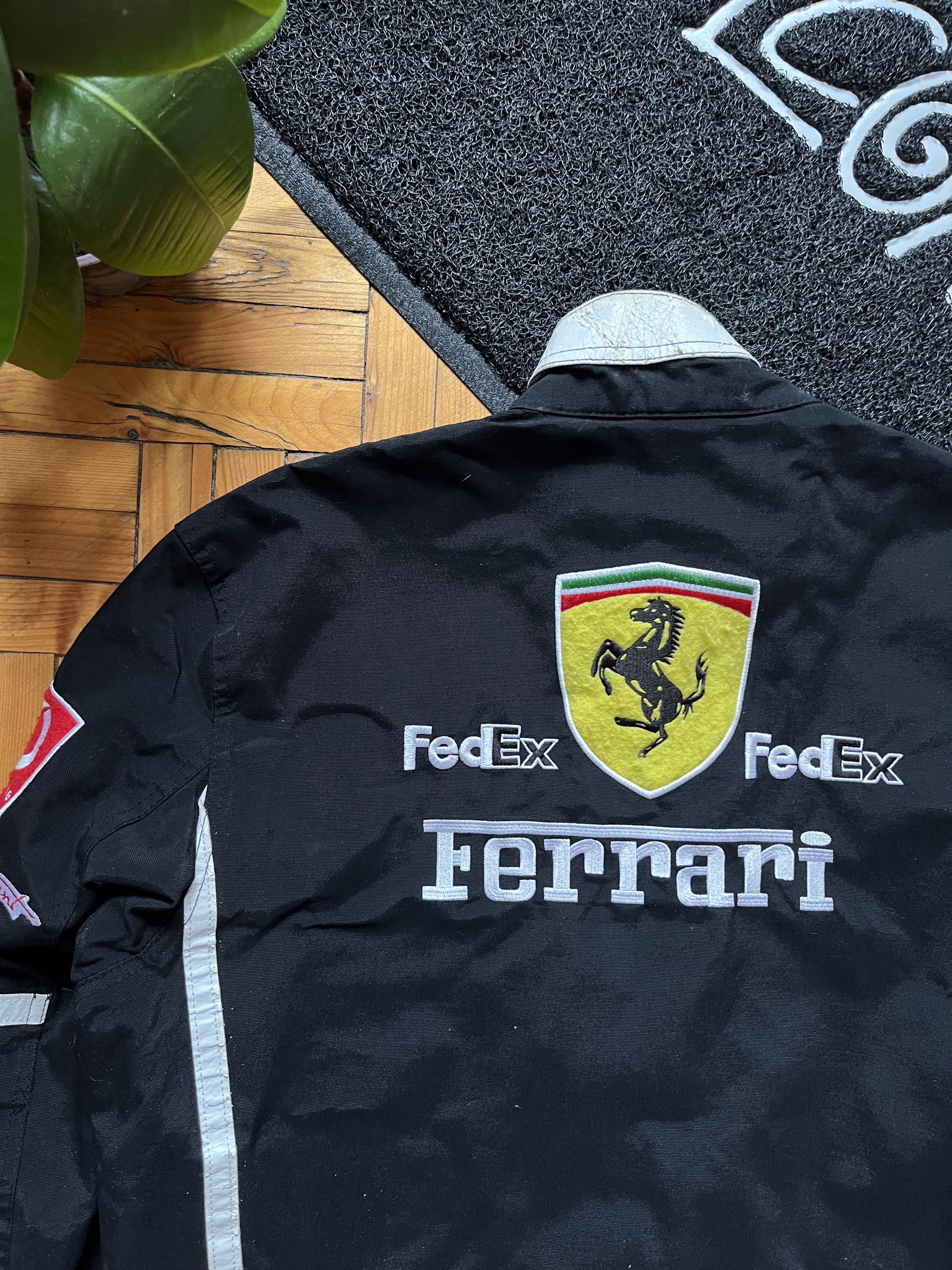 Ferrari Vintage 90's Marlboro Ferrari Black Racing Jacket Nascar Size US L / EU 52-54 / 3 - 5 Thumbnail